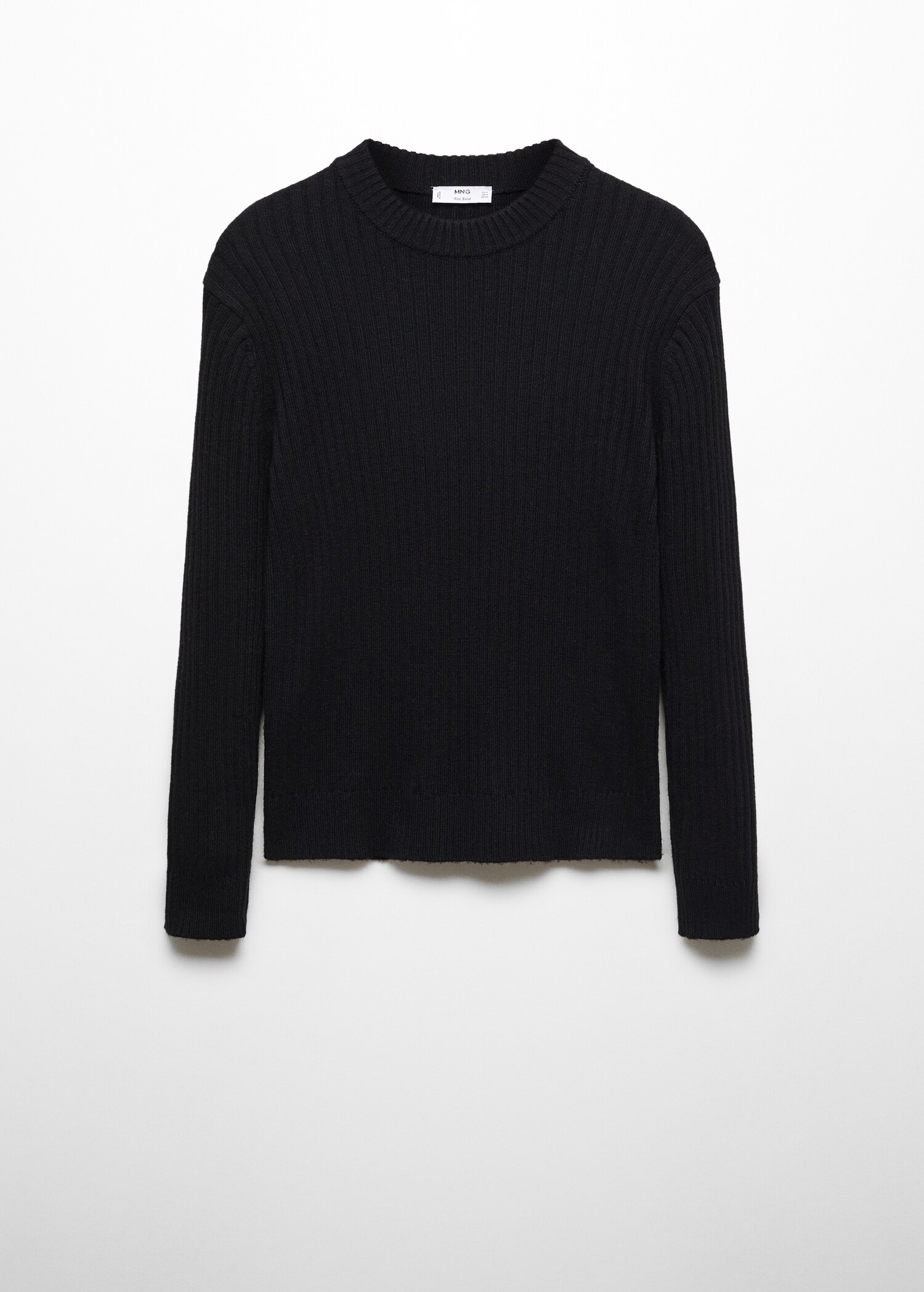 Ripp-Pullover aus Wollgemisch - Artikel ohne Model