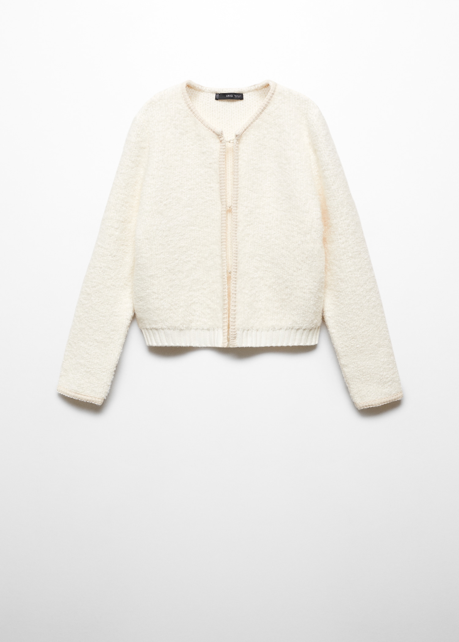 Contrast trims cardigan - Article without model