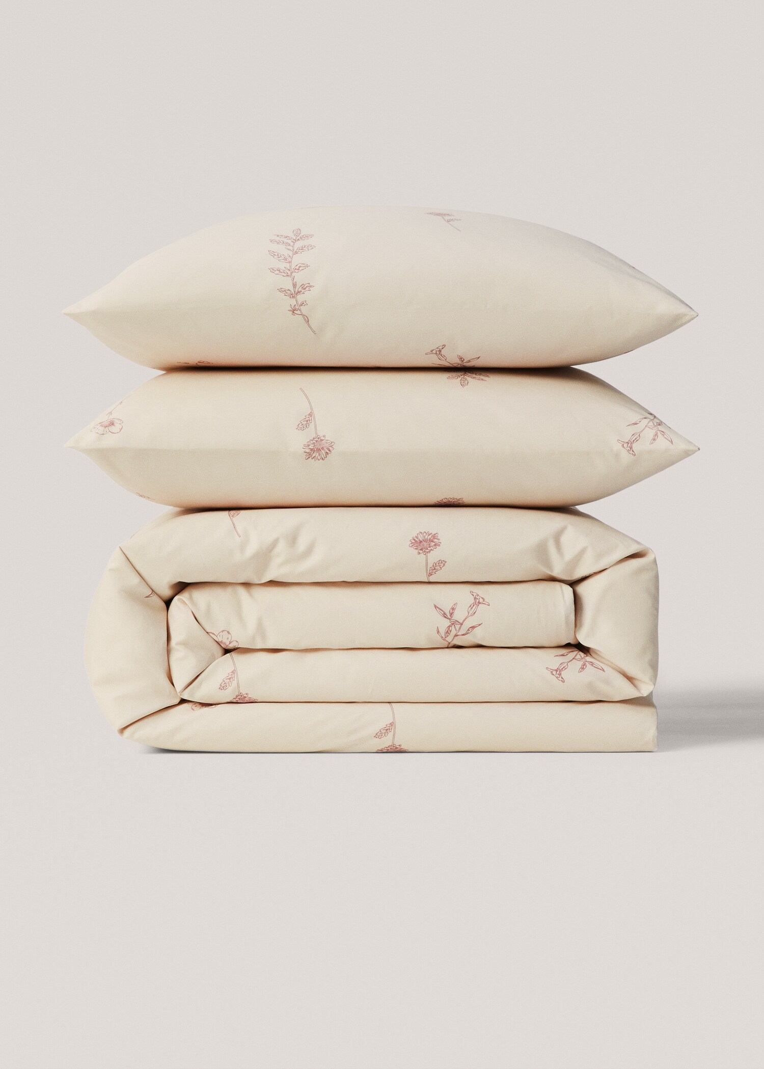 Housse de couette imprimée fleurs Lit 180/200 cm - Article sans modèle