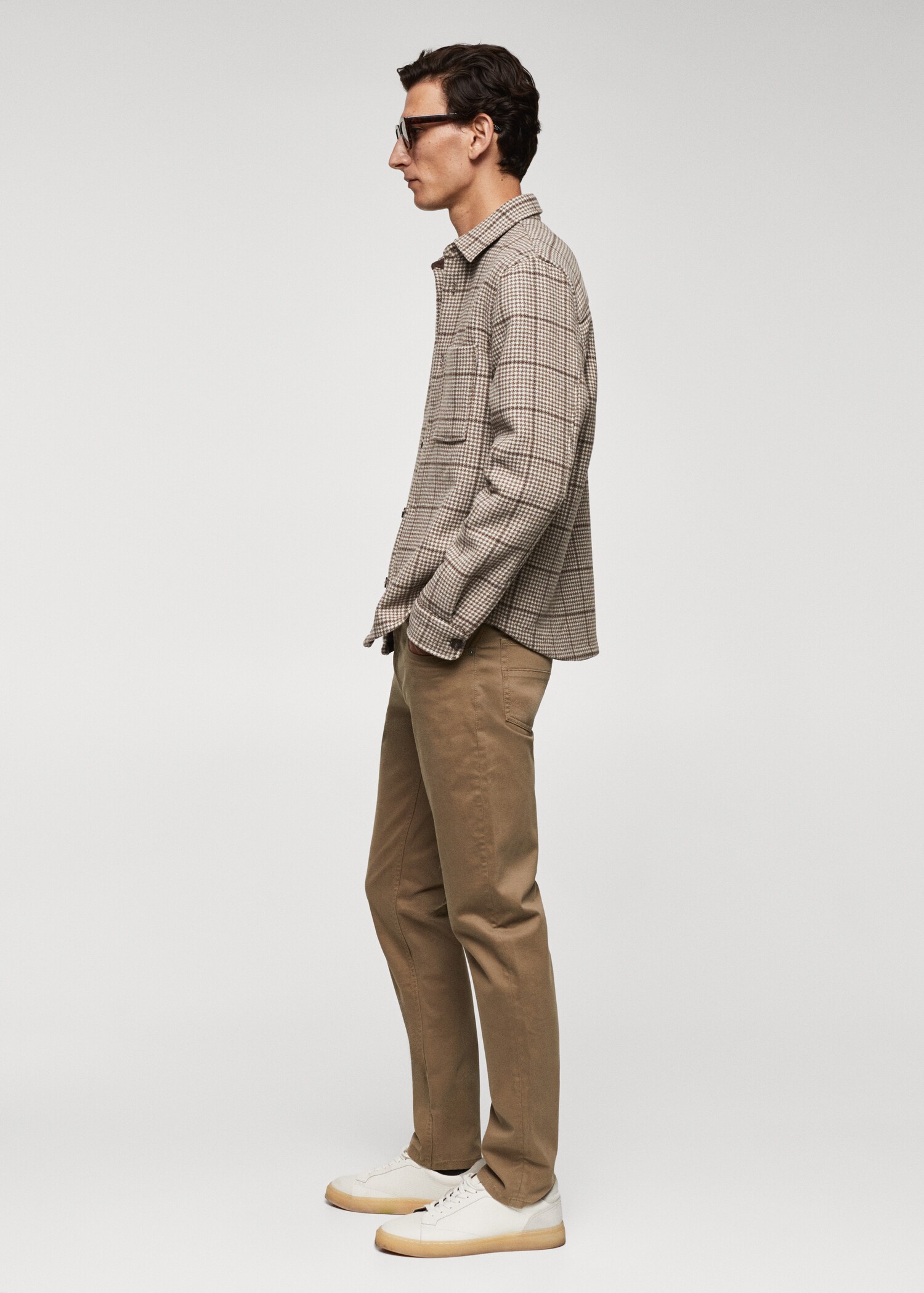 Pantalon slim-fit coton élastique - Détail de l'article 2