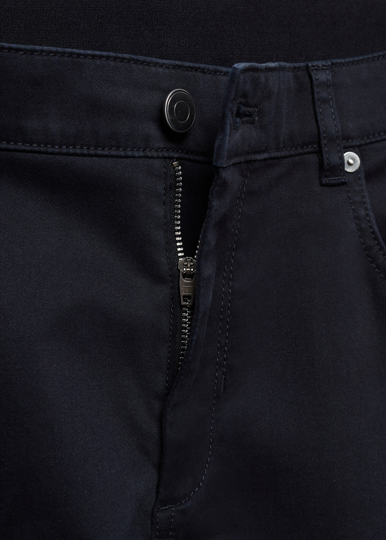 Pantalon slim-fit coton élastique - Détail de l'article 8