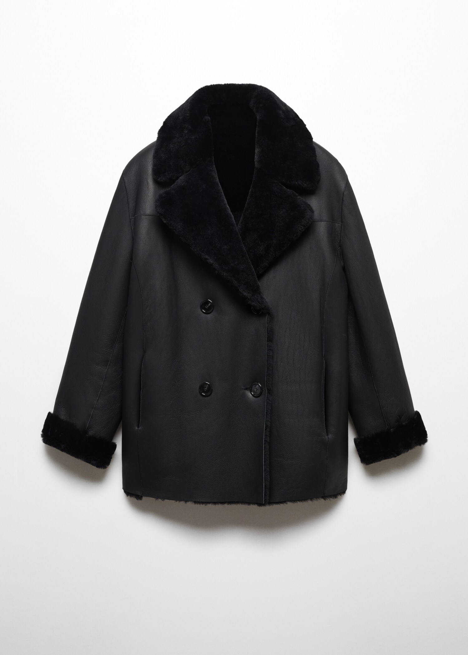 Veste cuir double face - Article sans modèle