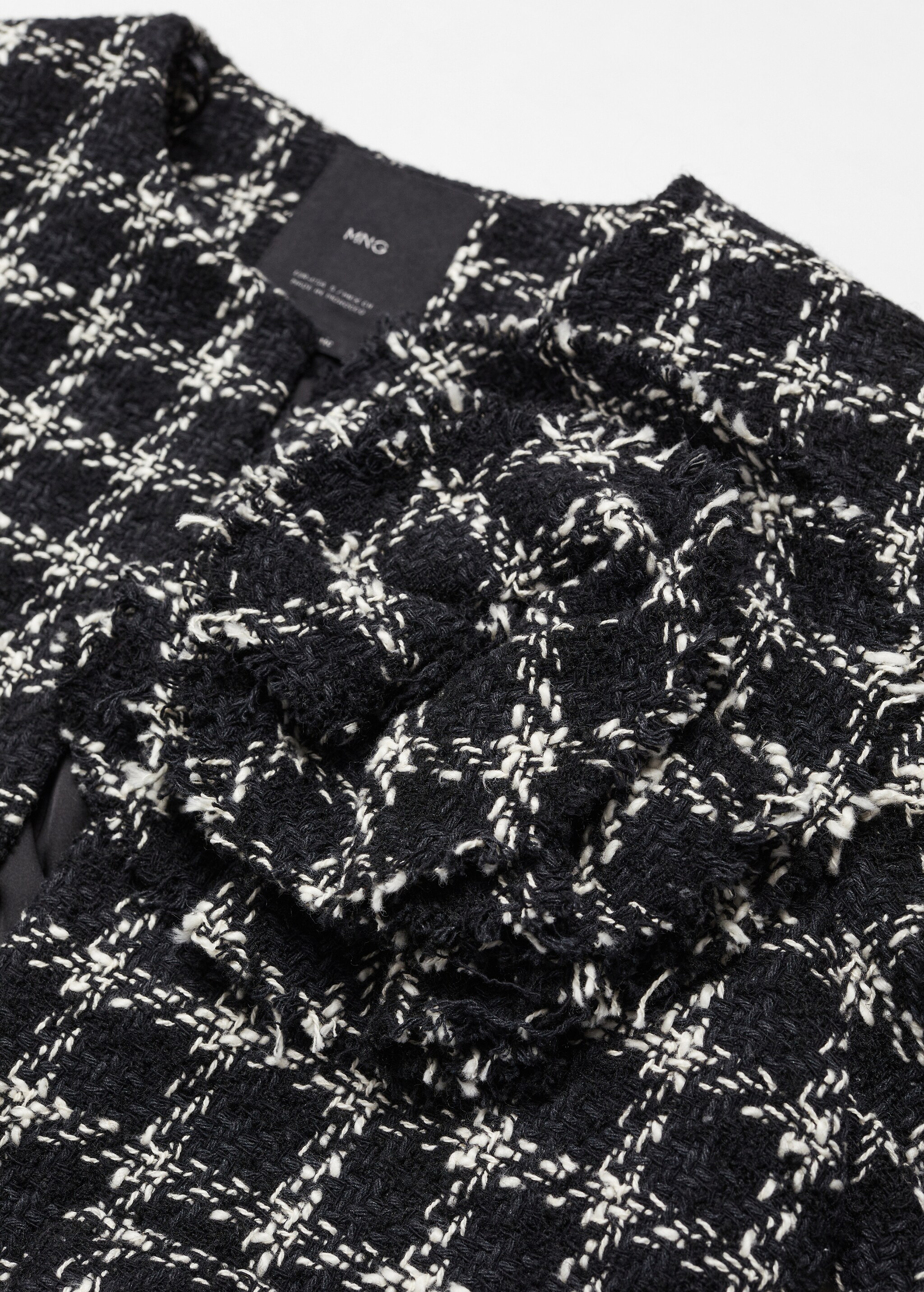 Maxi floral tweed jacket - Λεπτομέρεια του προϊόντος 8