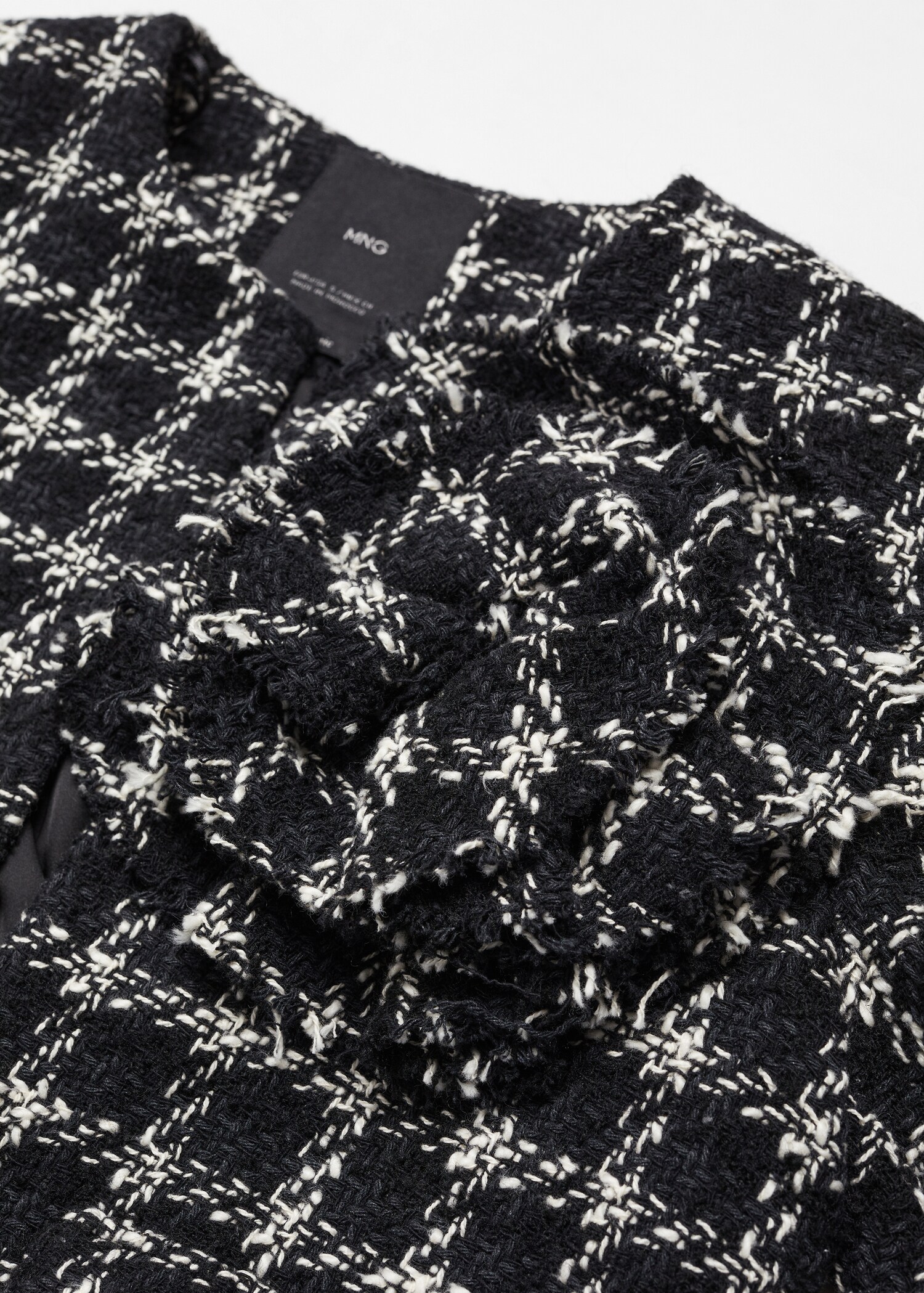 Maxi floral tweed blazer - Details of the article 8
