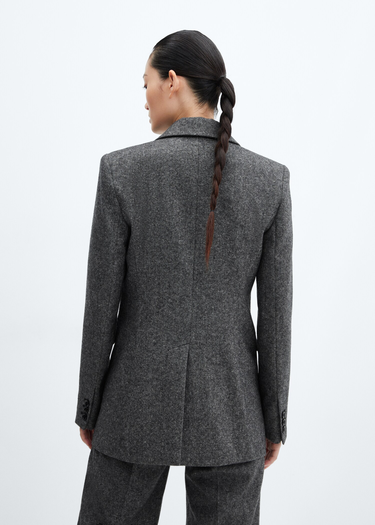 Wool suit blazer - Reverse of the article