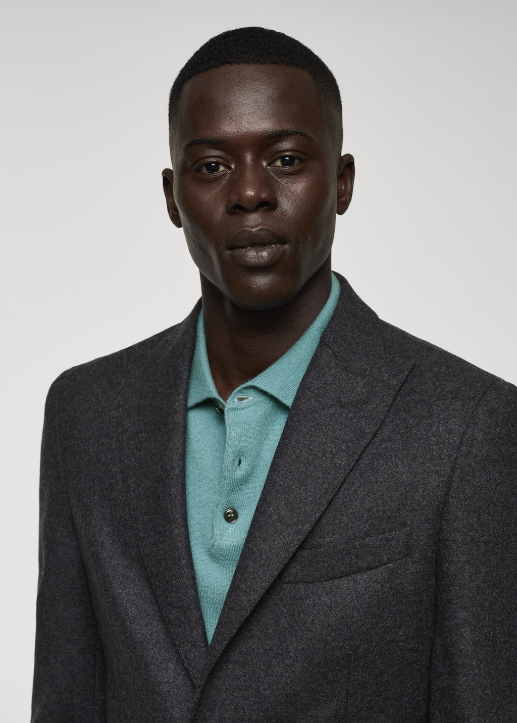 Veste laine vierge melangee Homme MANGO Cote d Ivoire