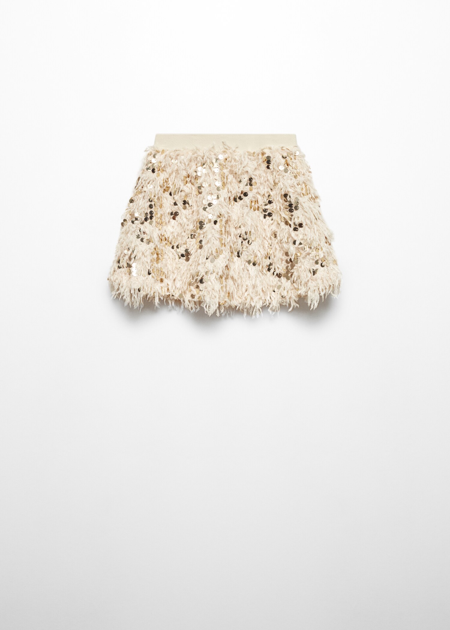 Falda lentejuelas flecos - Reverso del artículo