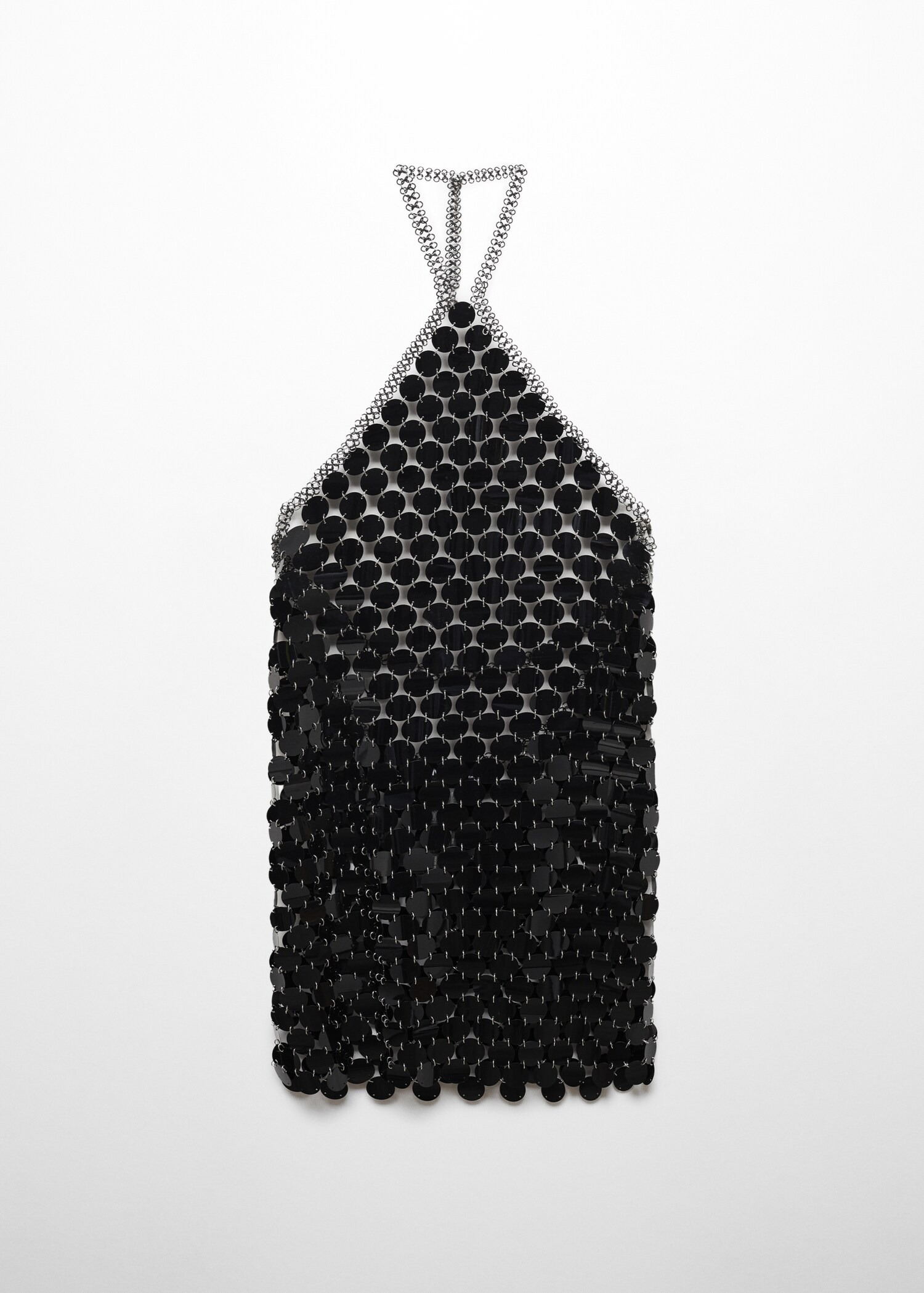 Dress with metallic discs  - Article without model