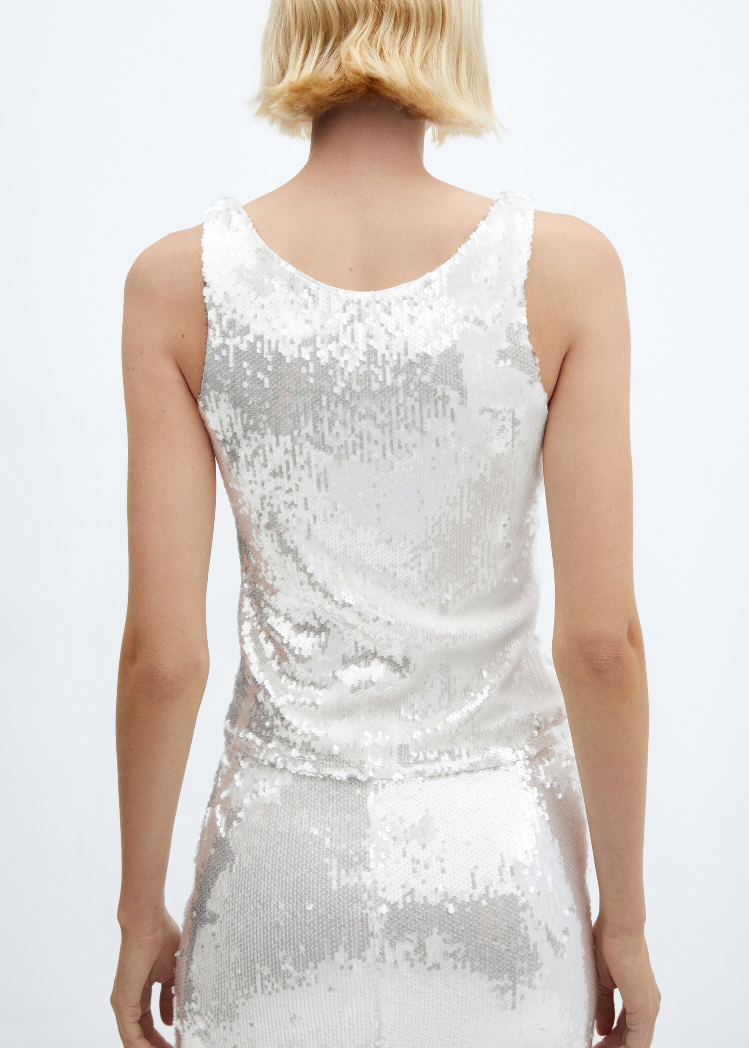 Sequined strap top - Πίσω όψη προϊόντος