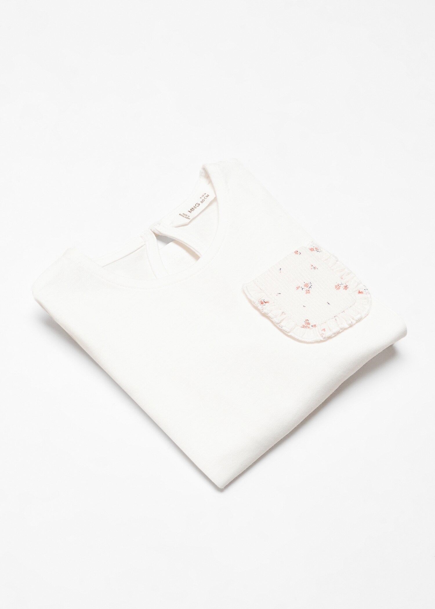 T-shirt coton poche - Détail de l'article 0