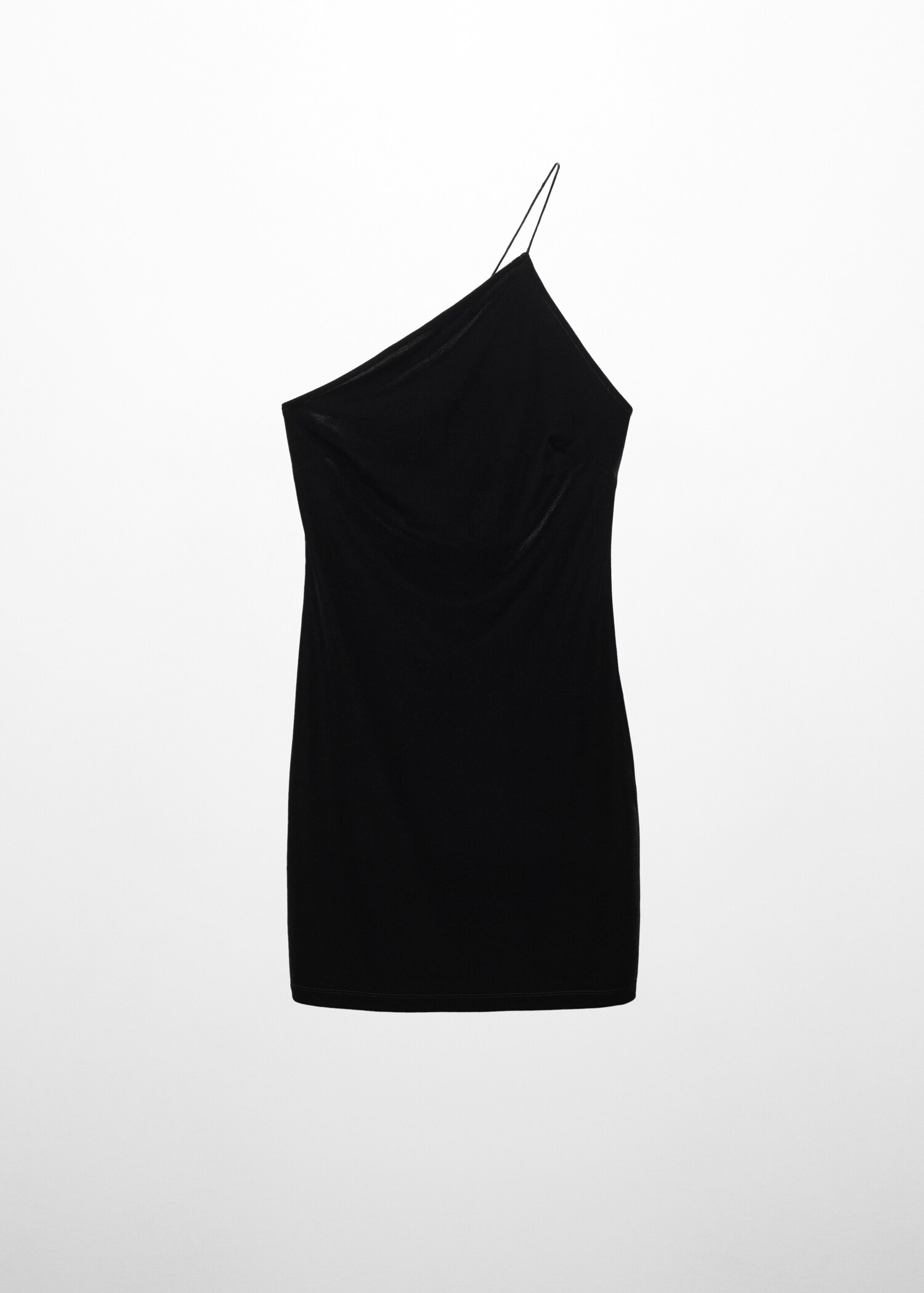 Vestido asimétrico terciopelo - Artículo sin modelo