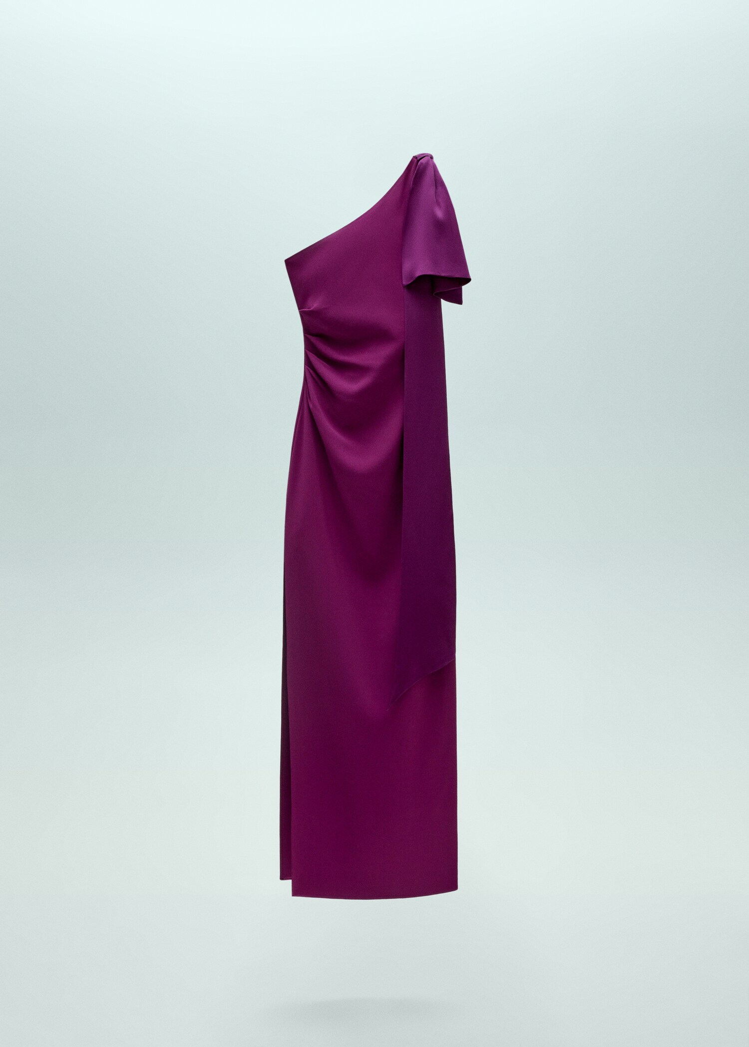 Robe asymétrique maxi-nœud - Article sans modèle