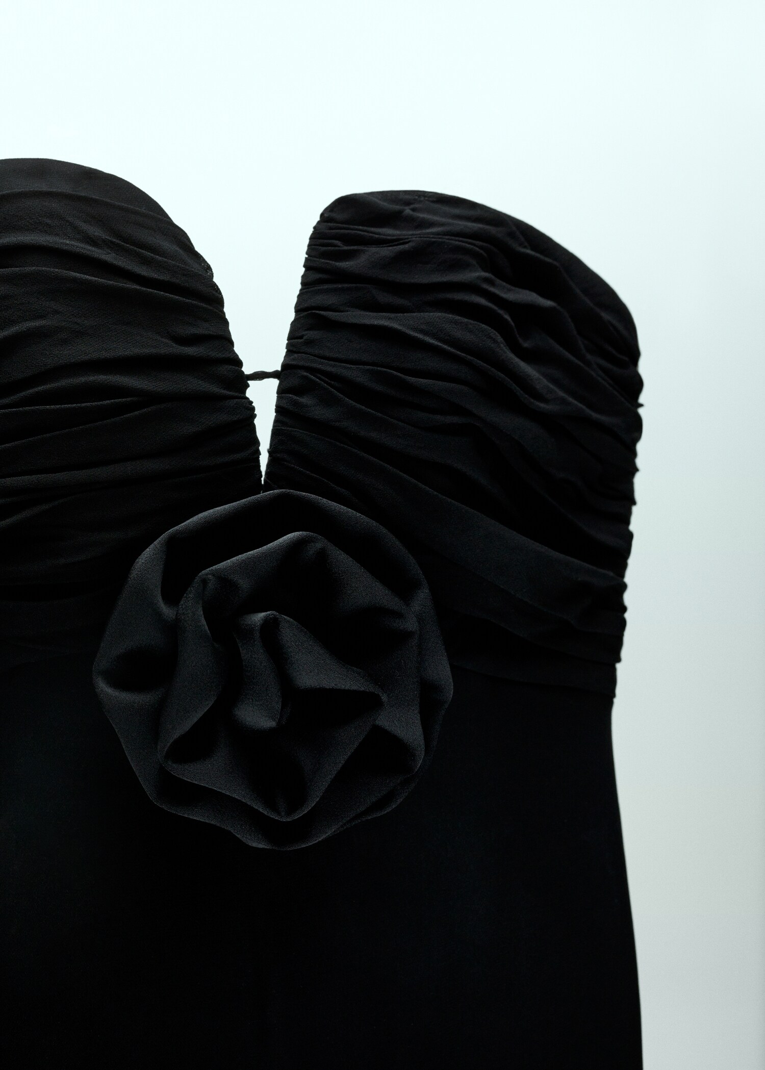 Vestido escote corazón detalle flor - Detalle del artículo 8