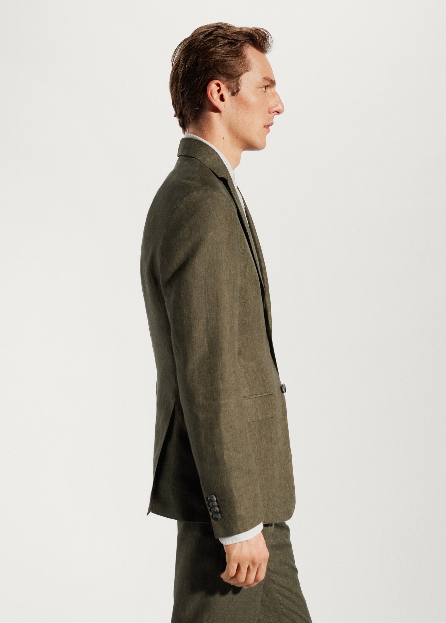 Blazer suit 100% linen - Details of the article 2