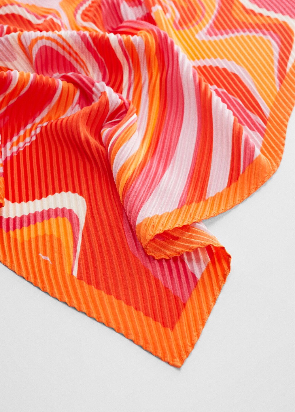 Mango silk scarf best sale