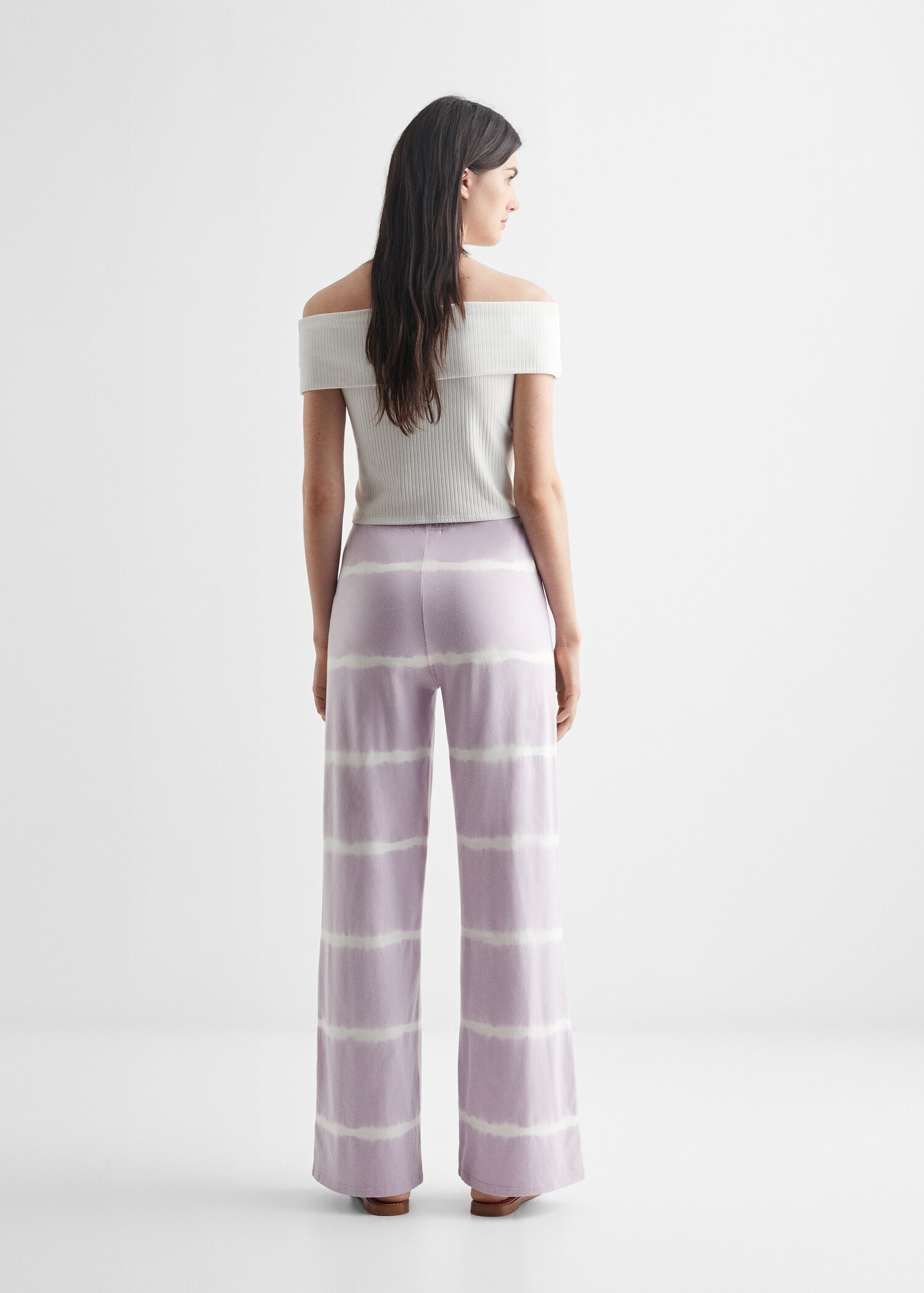 Pantalón estampado tie-dye - Reverso del artículo