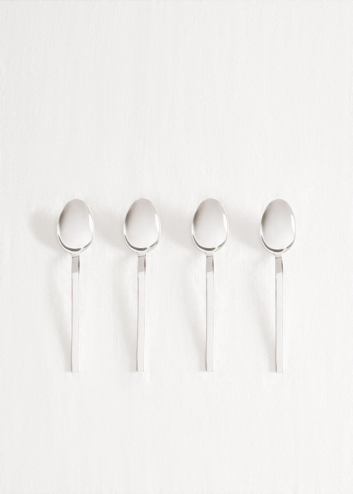 Pack of 4 100% steel coffee spoons - Details of the article 7