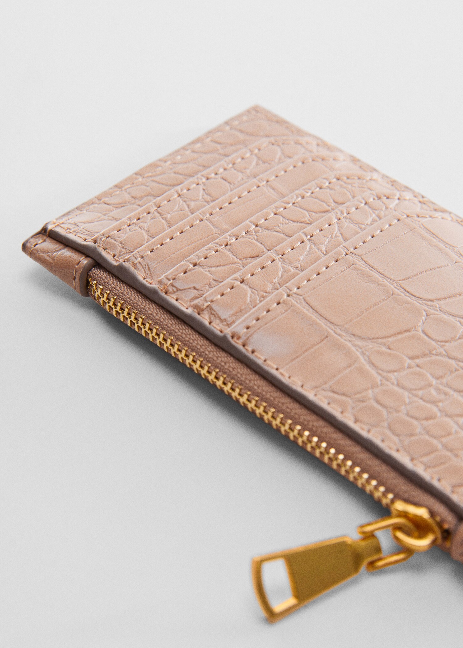 Animal print effect purse - Medium plane