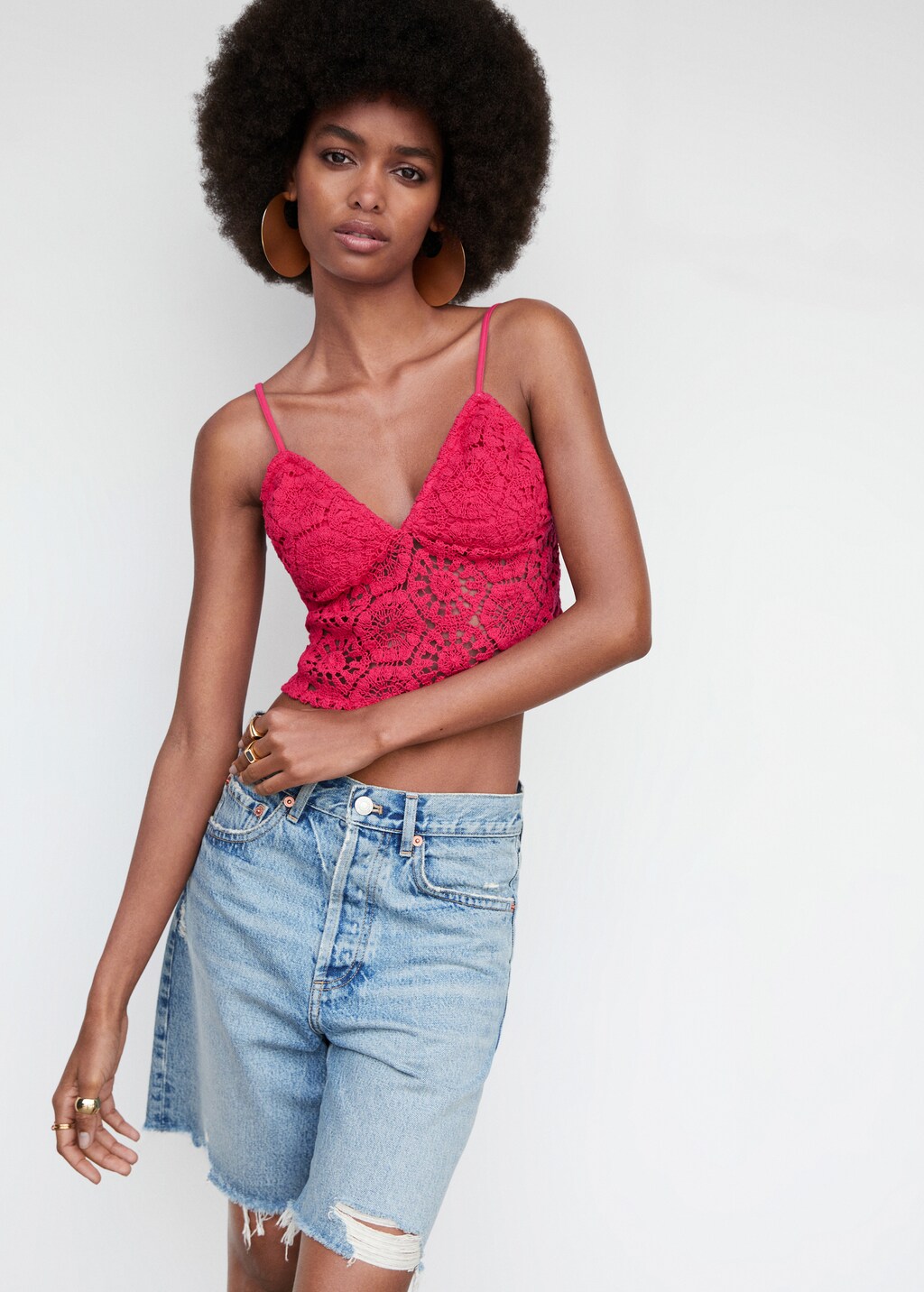 Lined crochet tube top sale