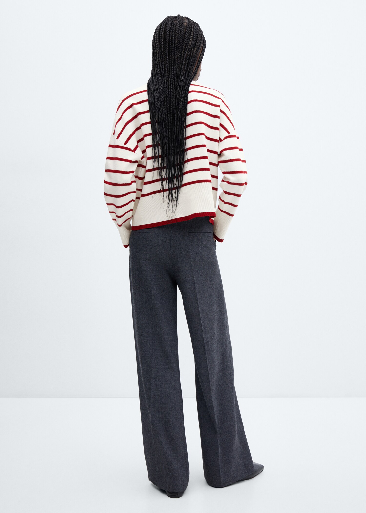Jersey rayas oversize - Reverso del artículo