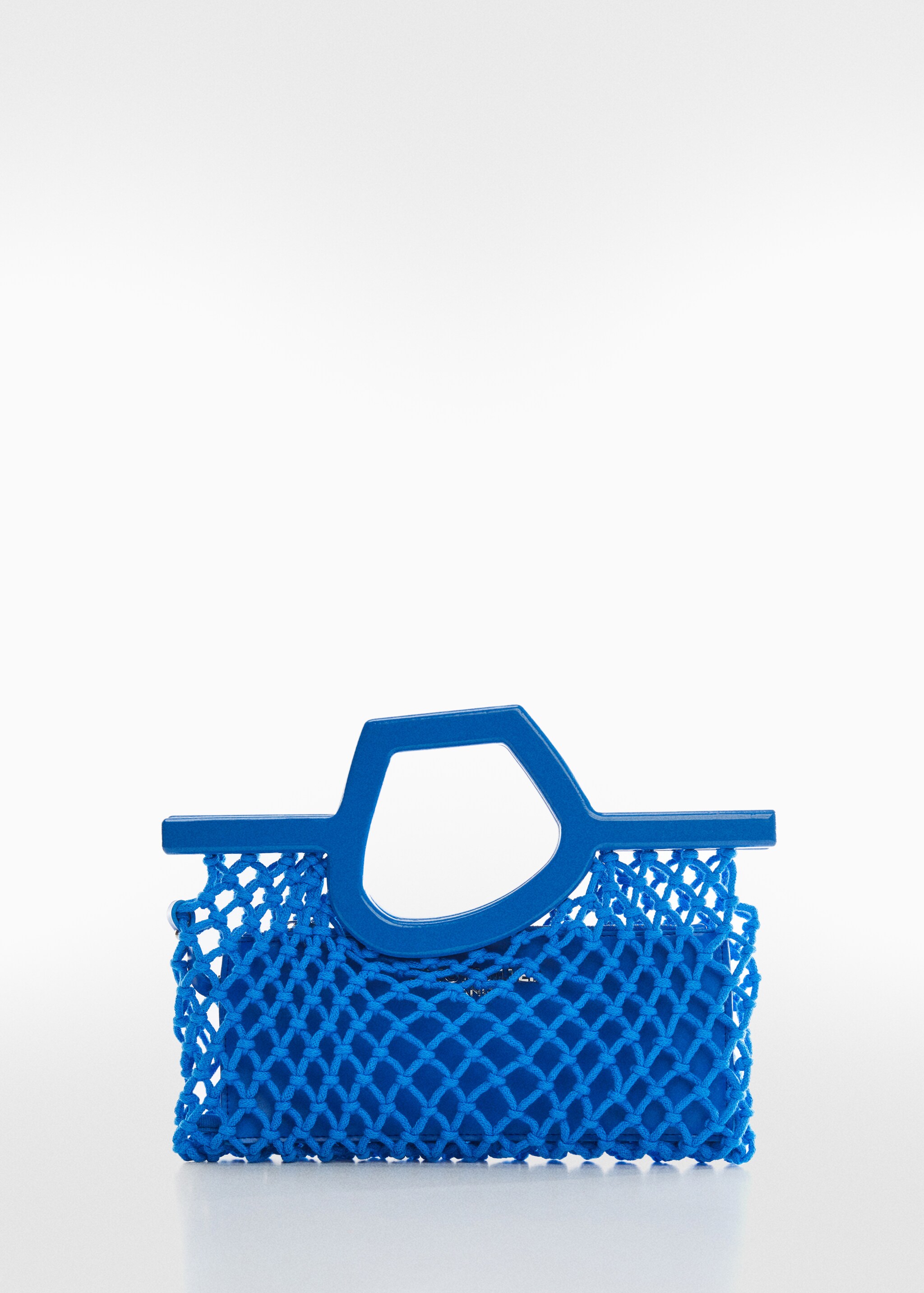 Mesh bag with irregular handle - Articol fără model