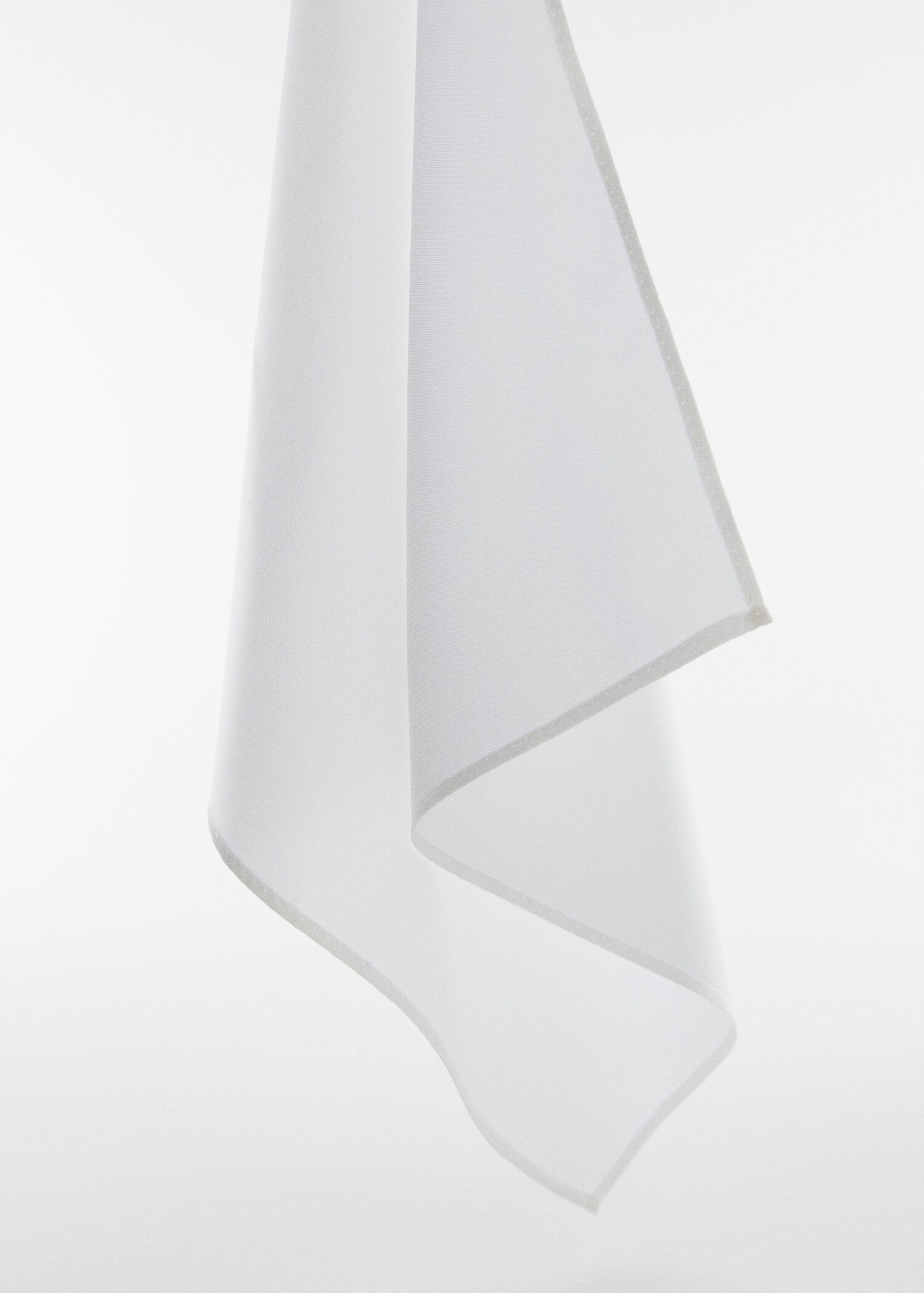 Plain recycled polyester scarf - Medium plane