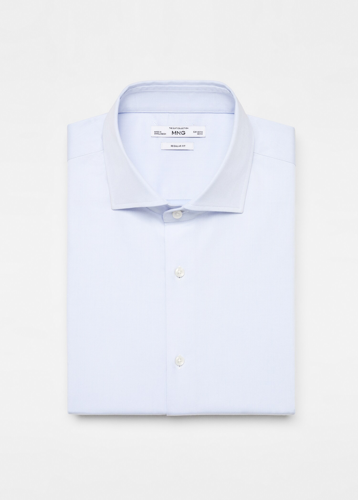 Chemise costume regular-fit tissu twill boutons de manchette - Détail de l'article 8