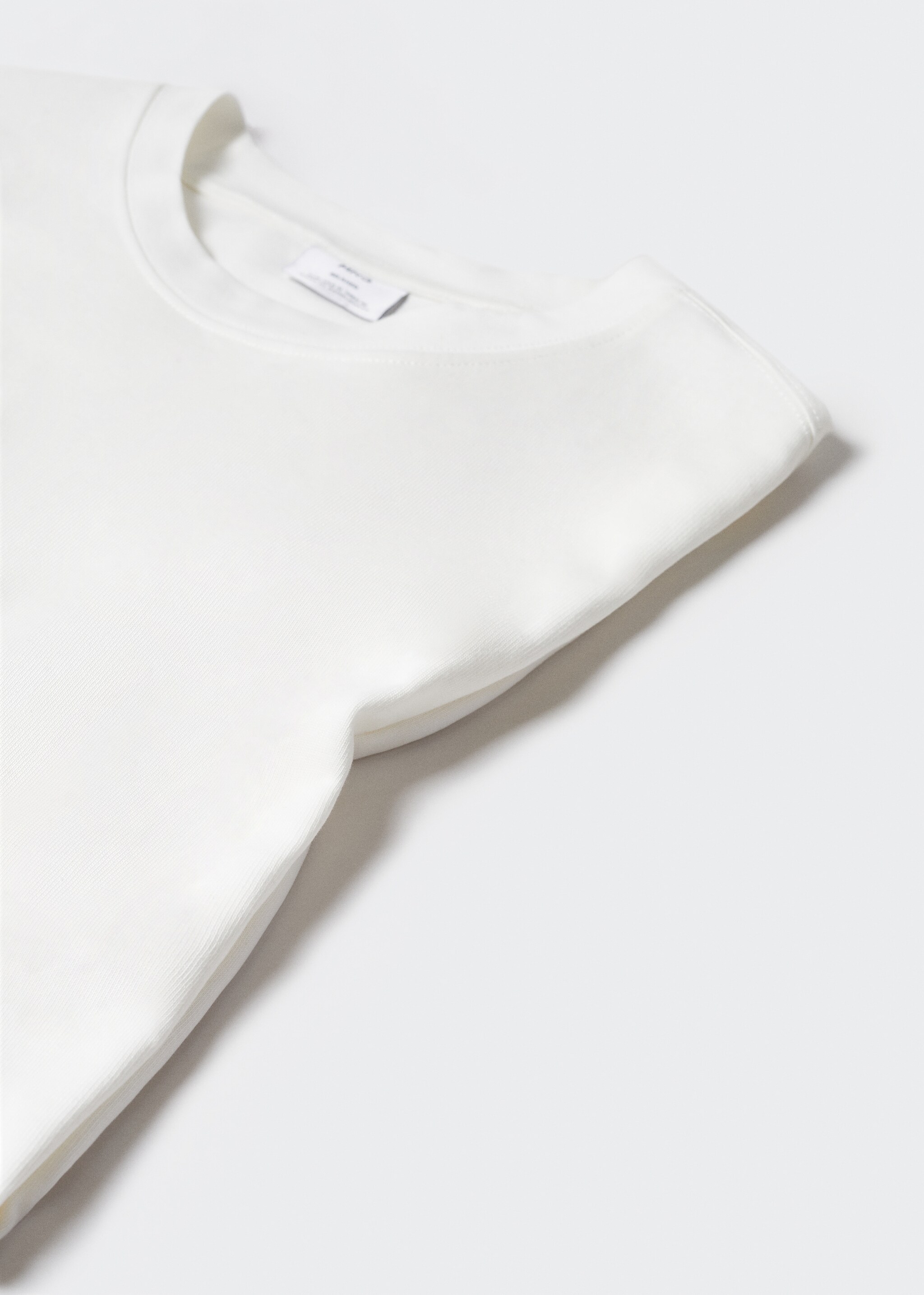 Basic 100% cotton relaxed-fit t-shirt - Details of the article 8