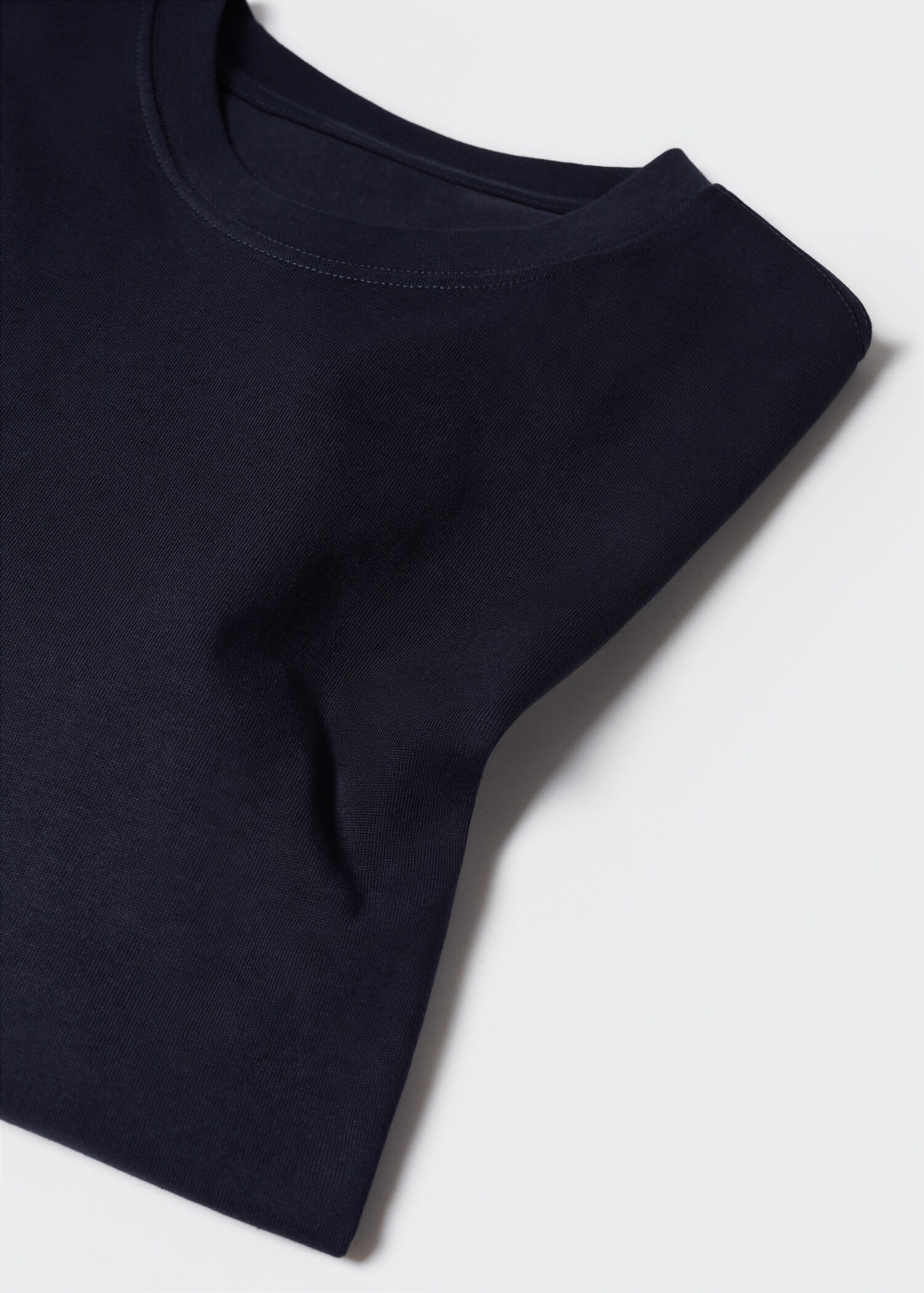 Basic 100% cotton relaxed-fit t-shirt - Details of the article 8