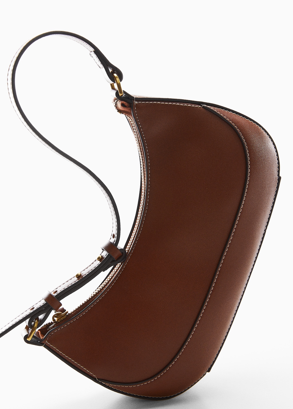 Oval short handle bag - Women | MANGO Japan