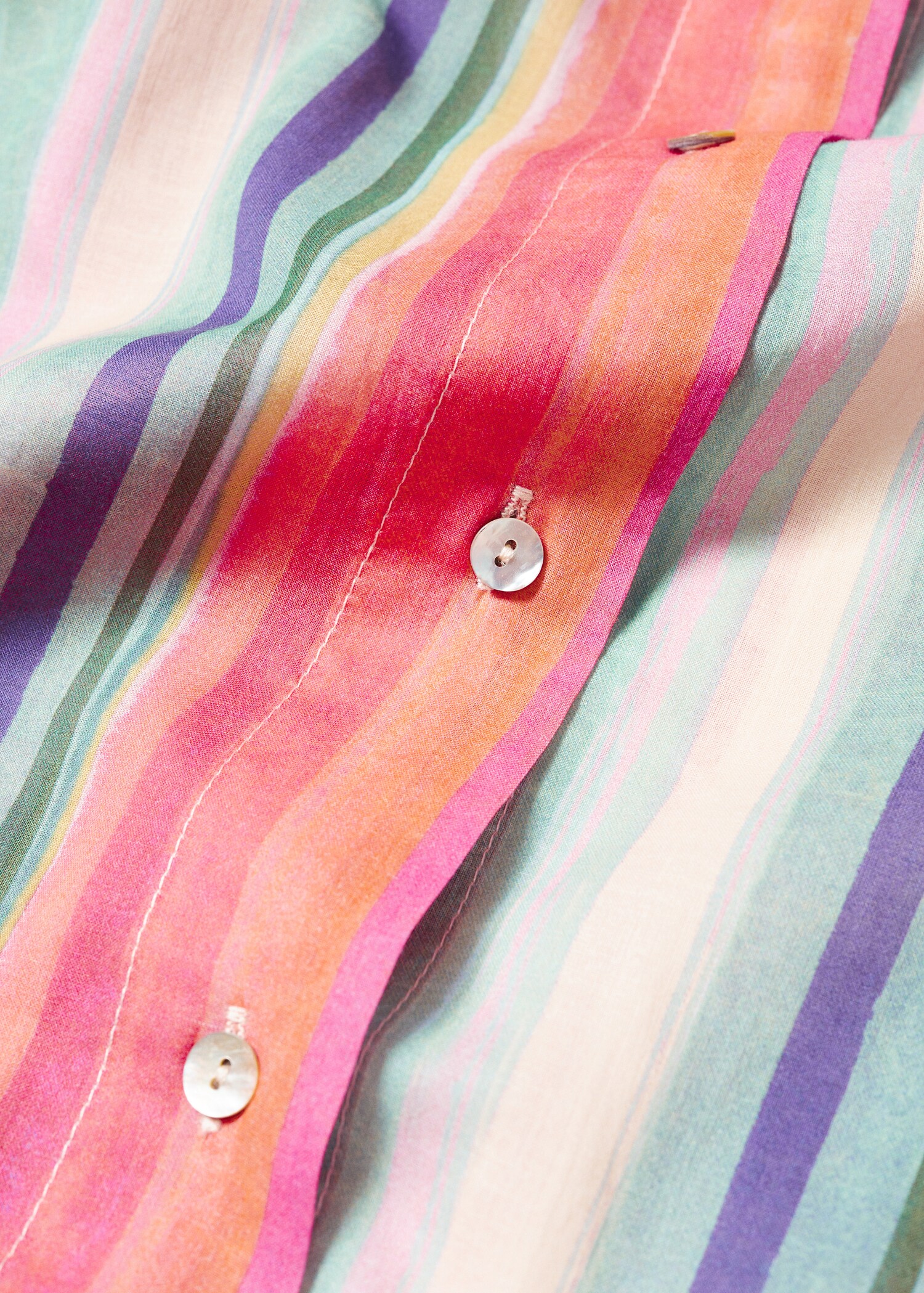 Chemise rayée multicolore - Détail de l'article 8