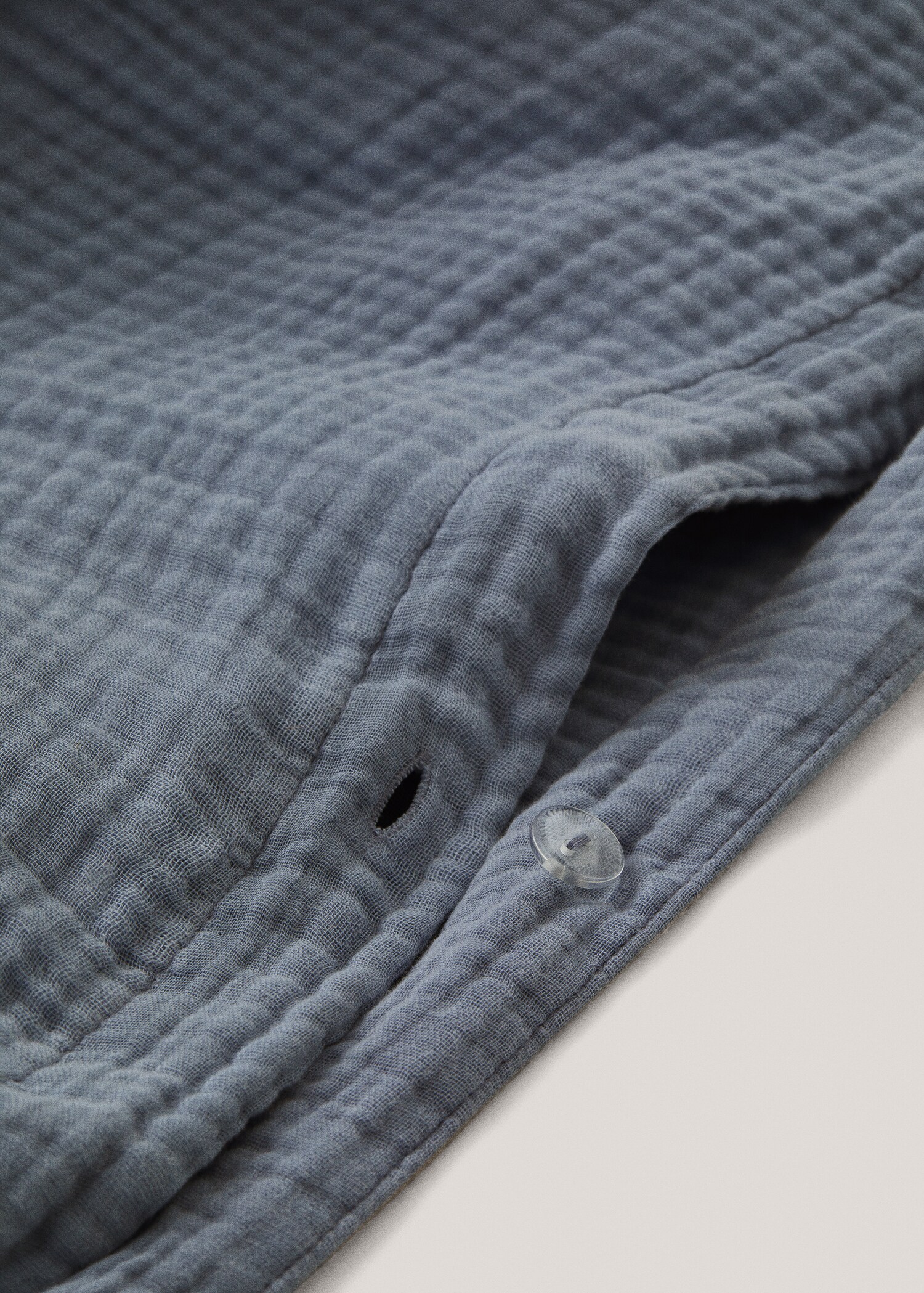Cotton chiffon duvet cover for king bed - Details of the article 1