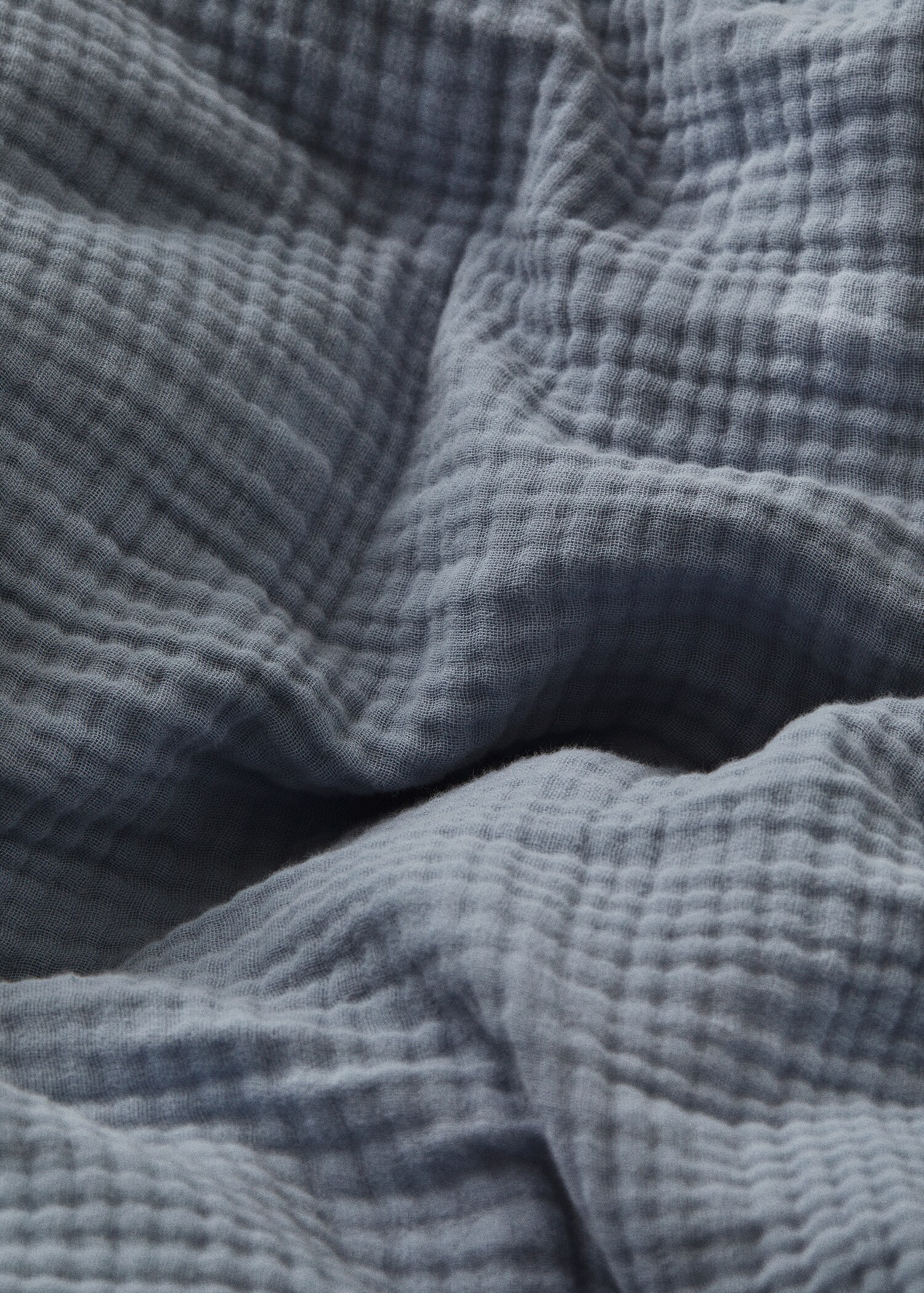 Cotton chiffon duvet cover for king bed - Details of the article 2