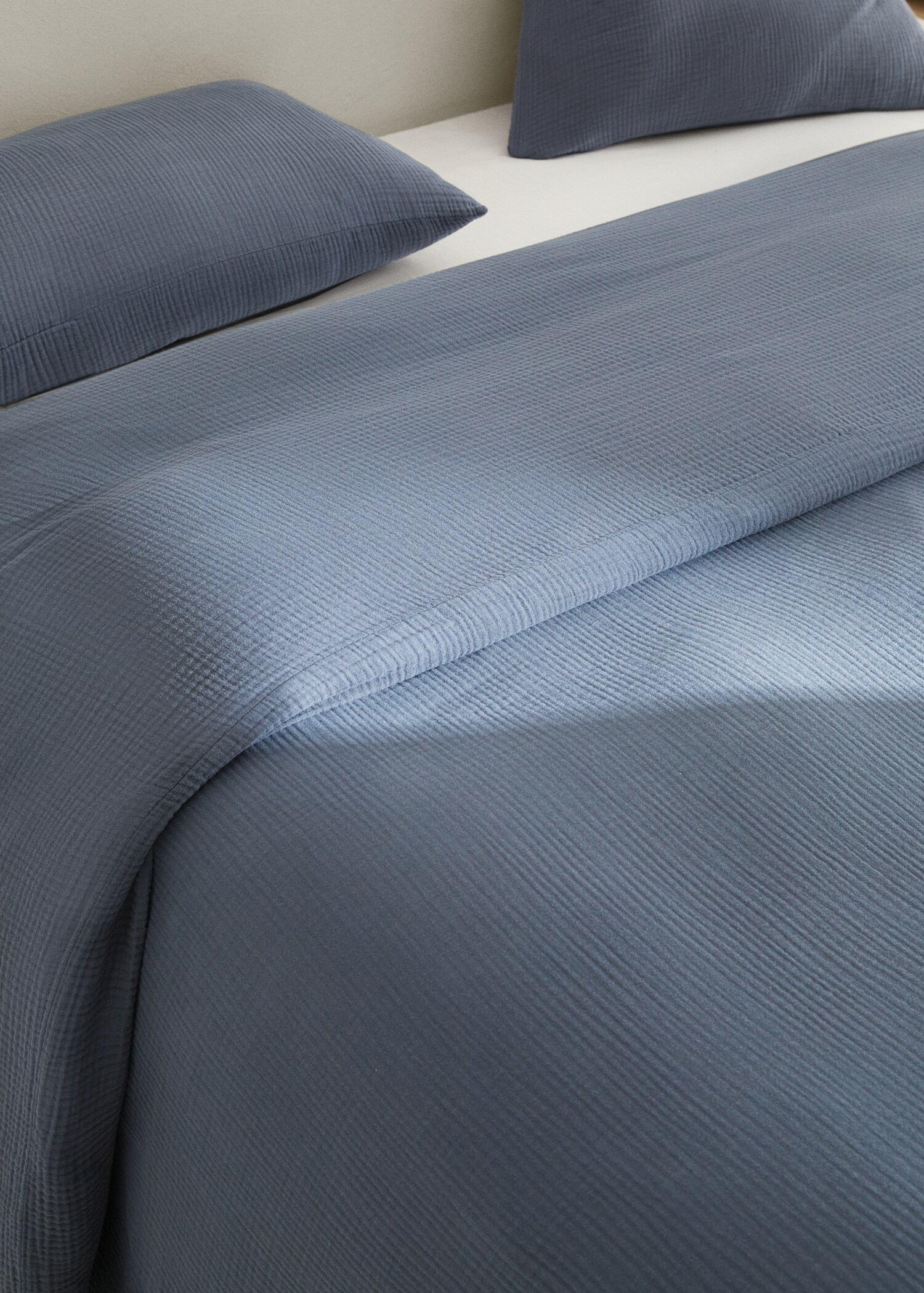 Cotton chiffon duvet cover for king bed - Details of the article 8
