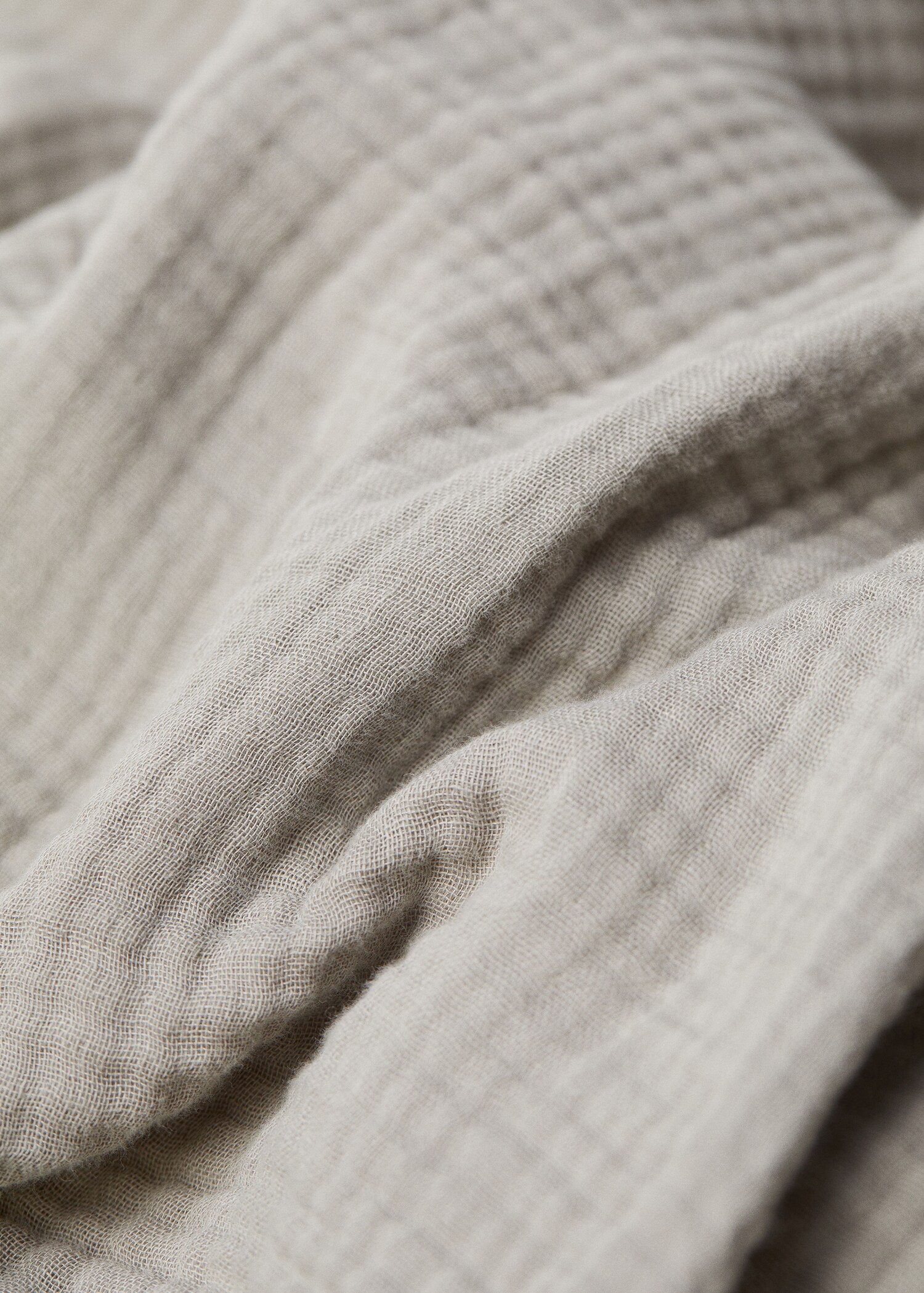 Cotton chiffon duvet cover for king bed - Details of the article 3