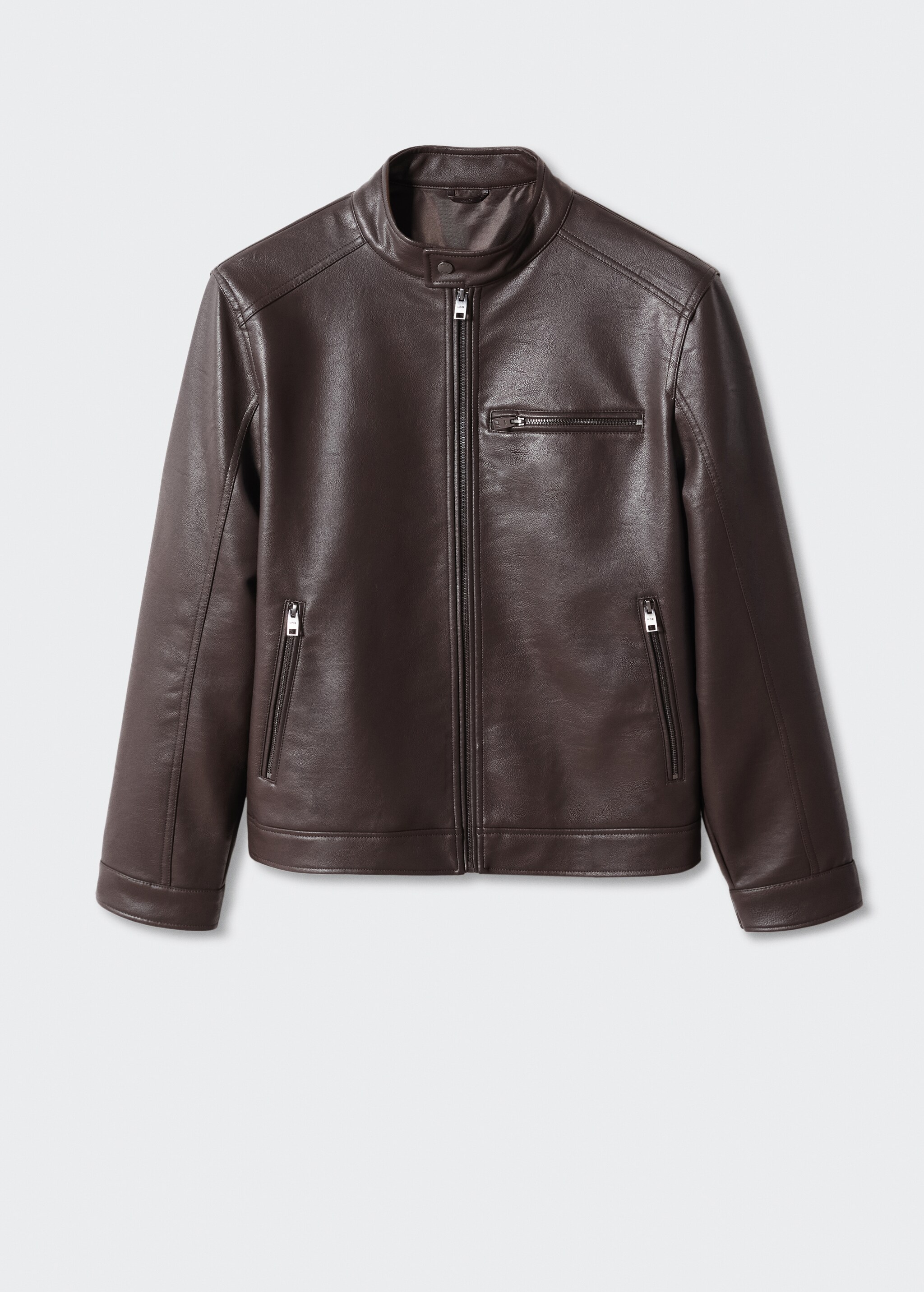 Zipper-Jacke mit Leder-Effekt - Artikel ohne Model