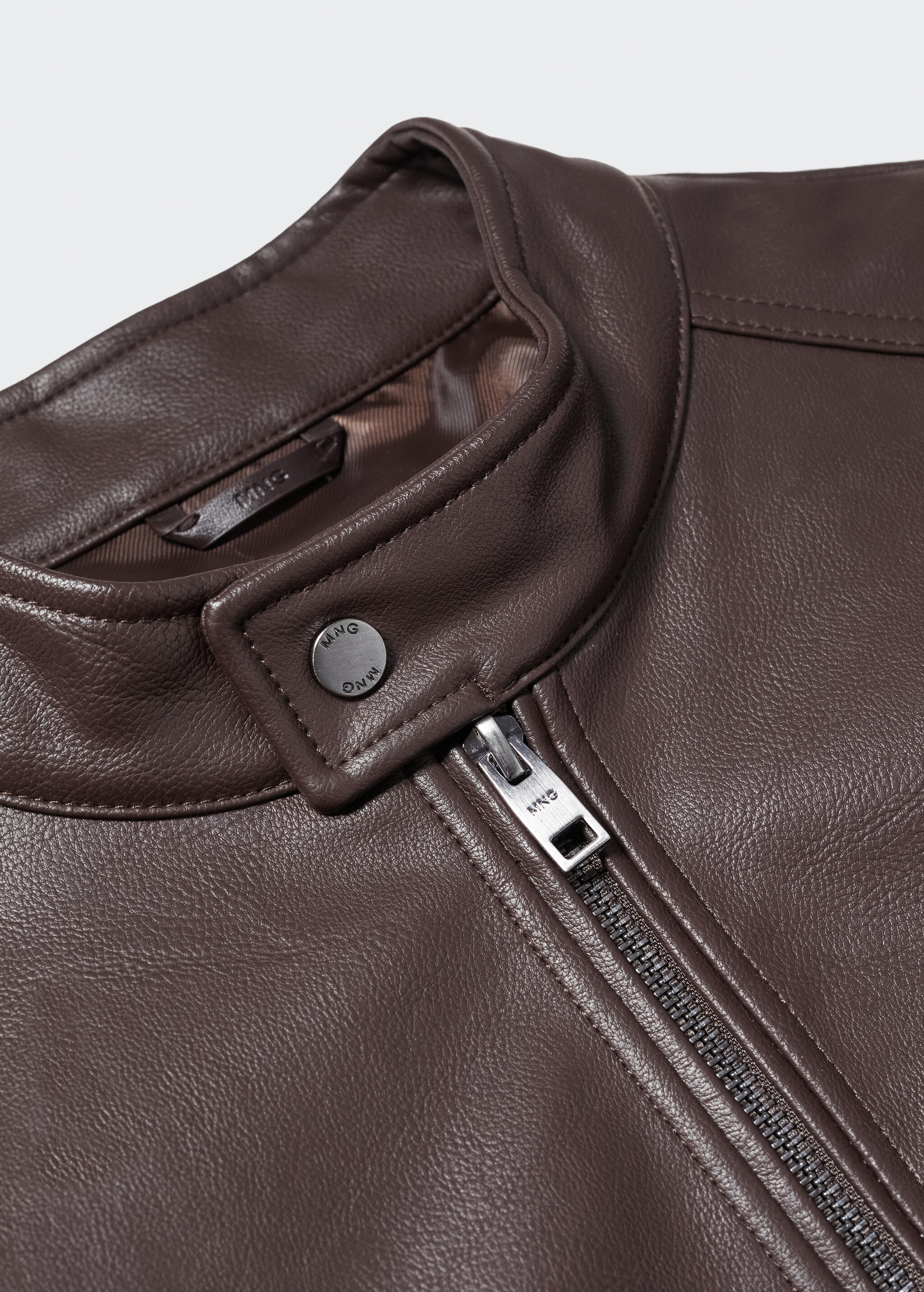 Zipper-Jacke mit Leder-Effekt - Detail des Artikels 8