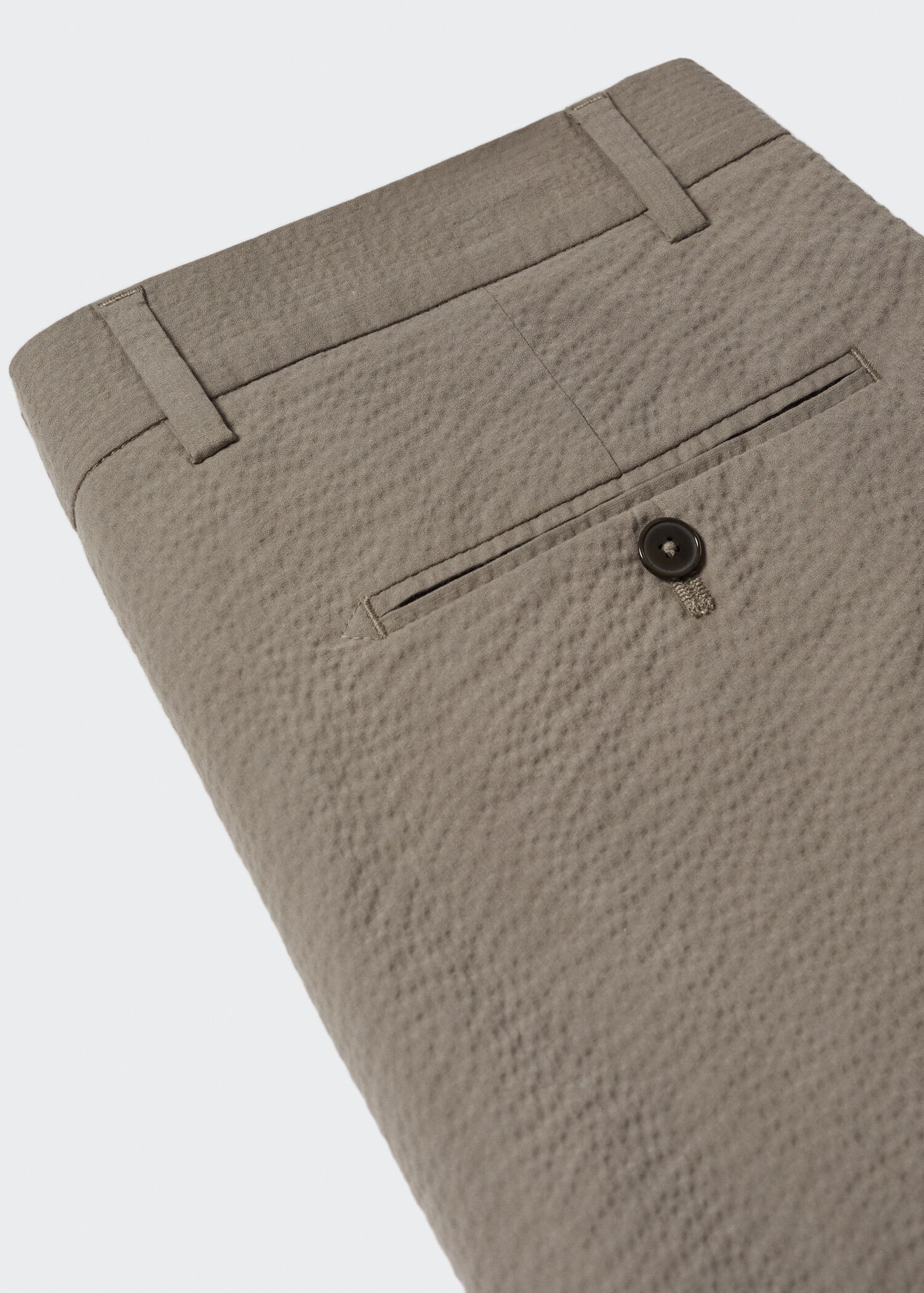 Slim fit-byxa seersucker stretch - Detaljer om artikeln 8