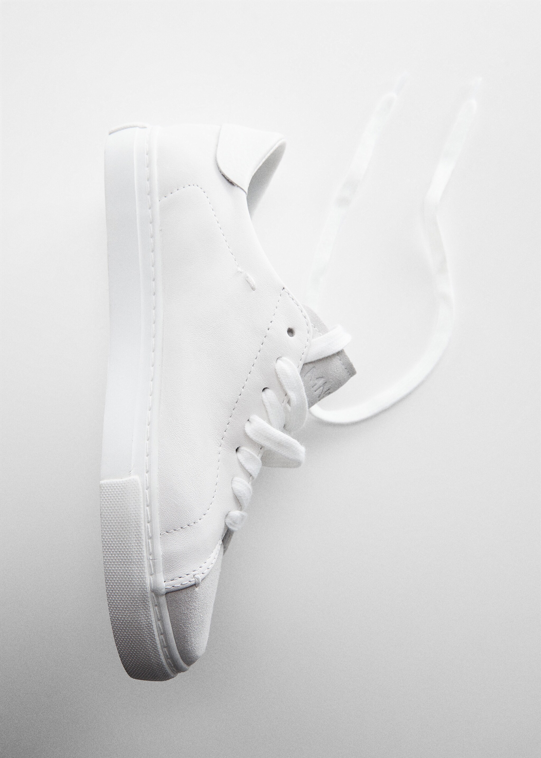 Leather panel sneakers - Details of the article 5