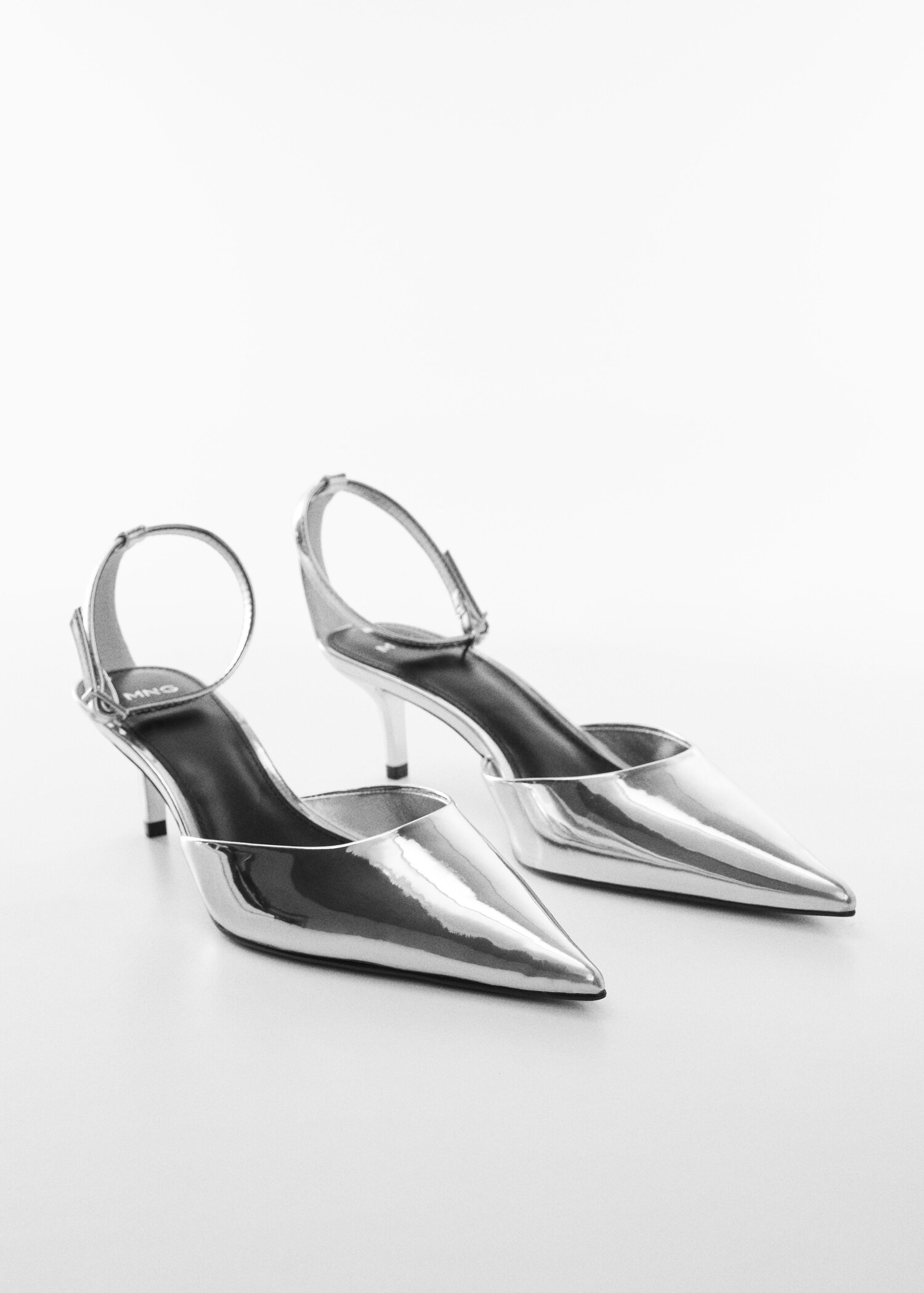 Metallic heel shoes - Medium plane