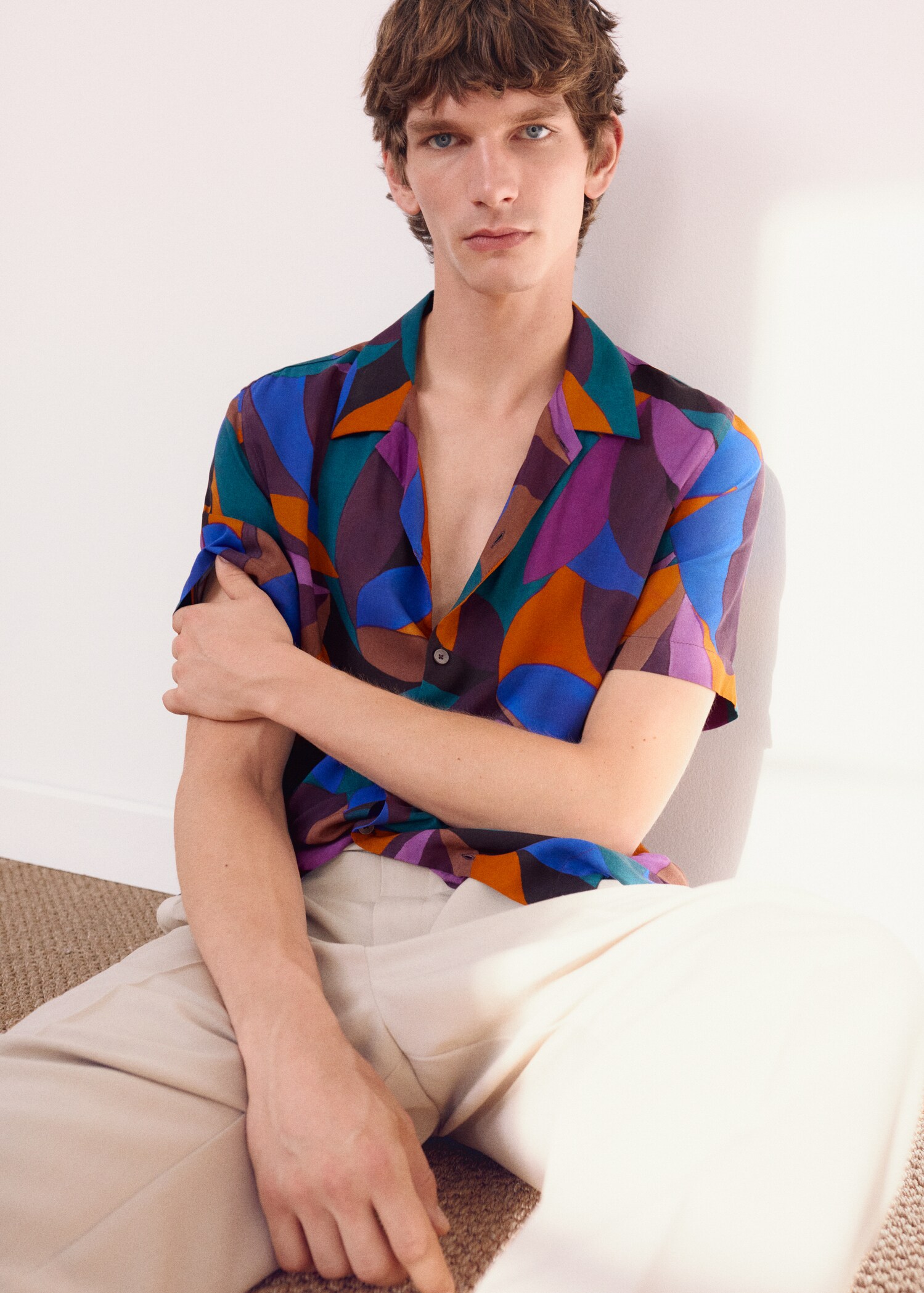 Camisa bowling estampado geométrico - Detalle del artículo 5