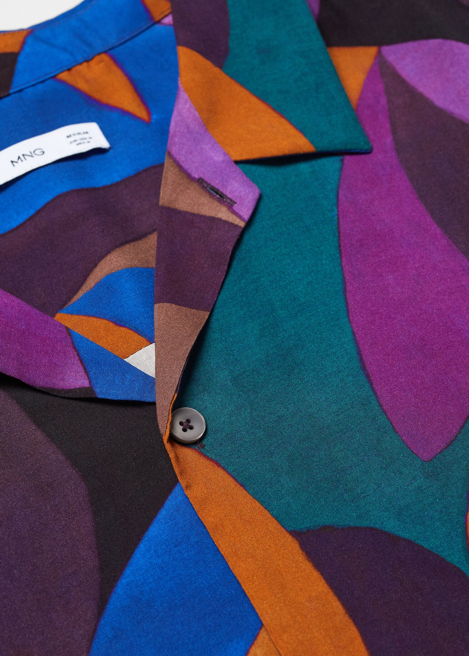 Camisa bowling estampado geométrico - Detalle del artículo 8