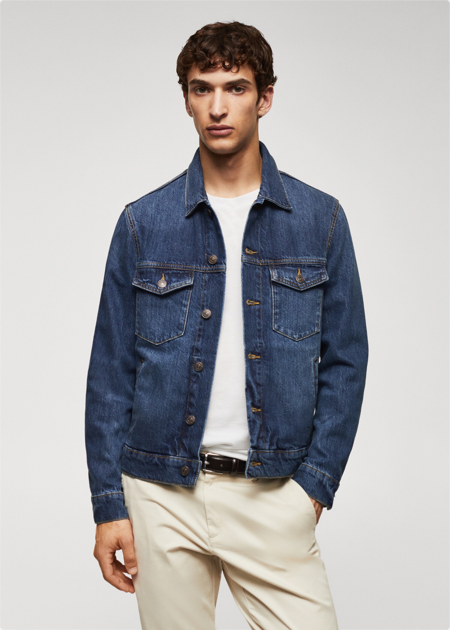 Basic denim jacket - Medium plane