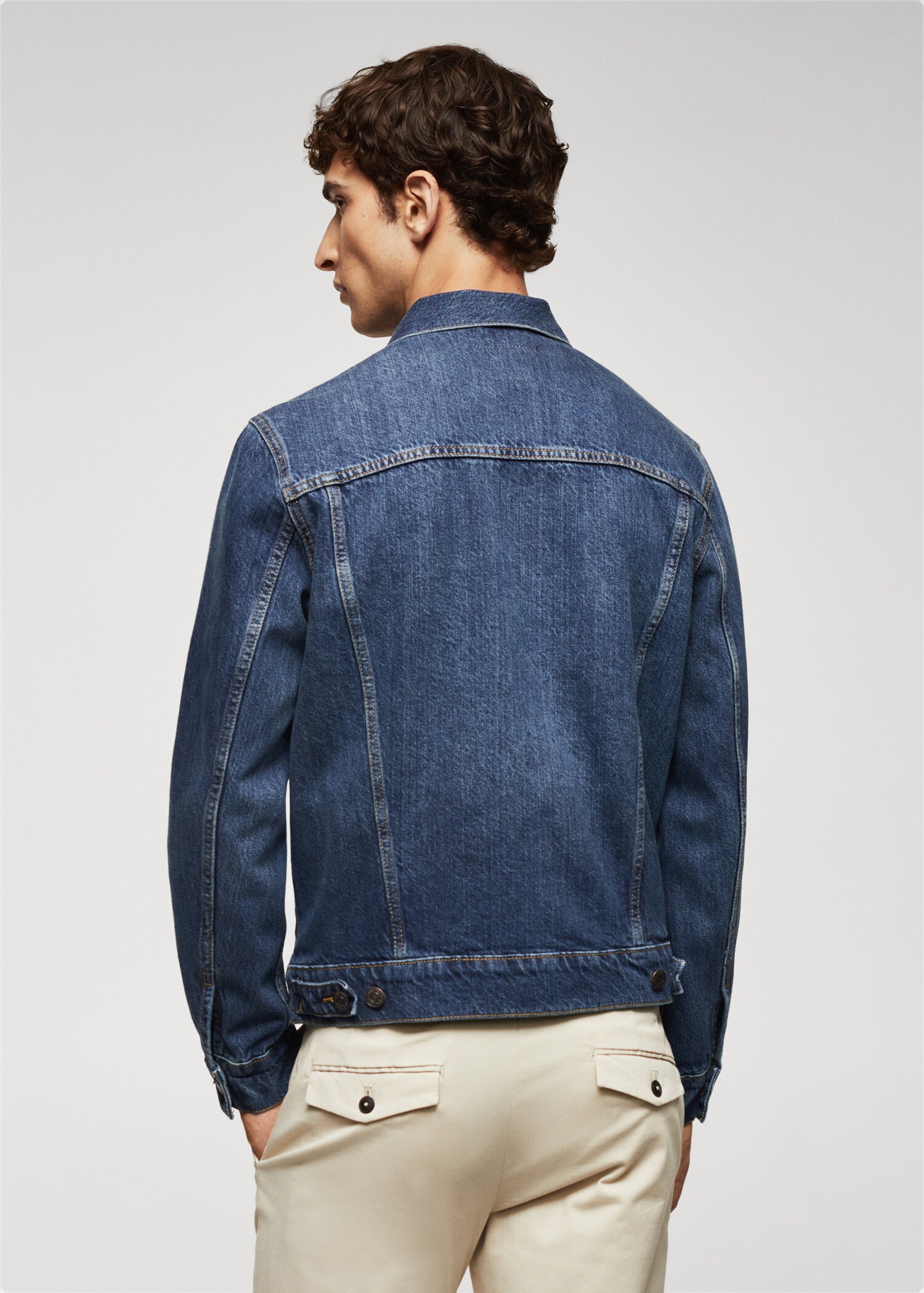 Basic denim jacket - Reverse of the article