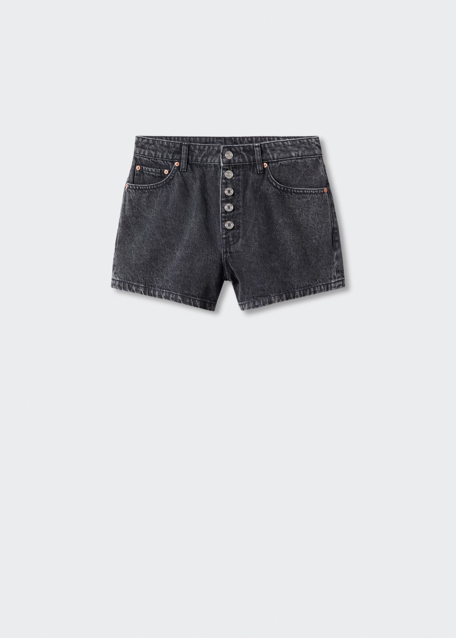 Short denim bottoni - Articolo senza modello