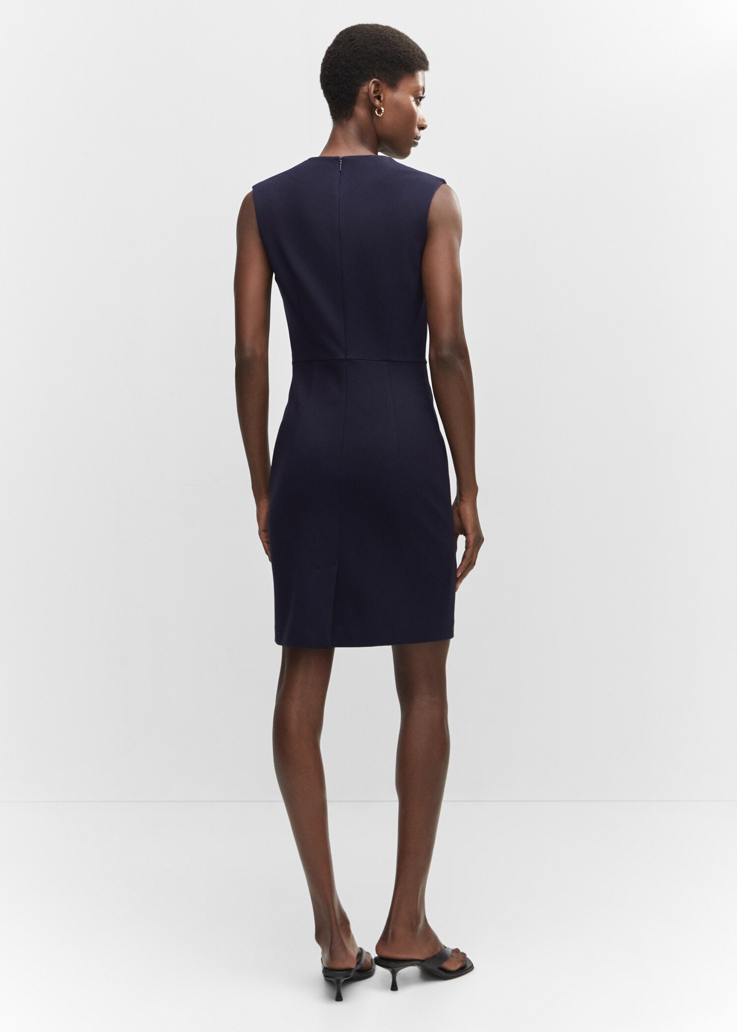 Roma-knit sleeveless dress - Reverse of the article