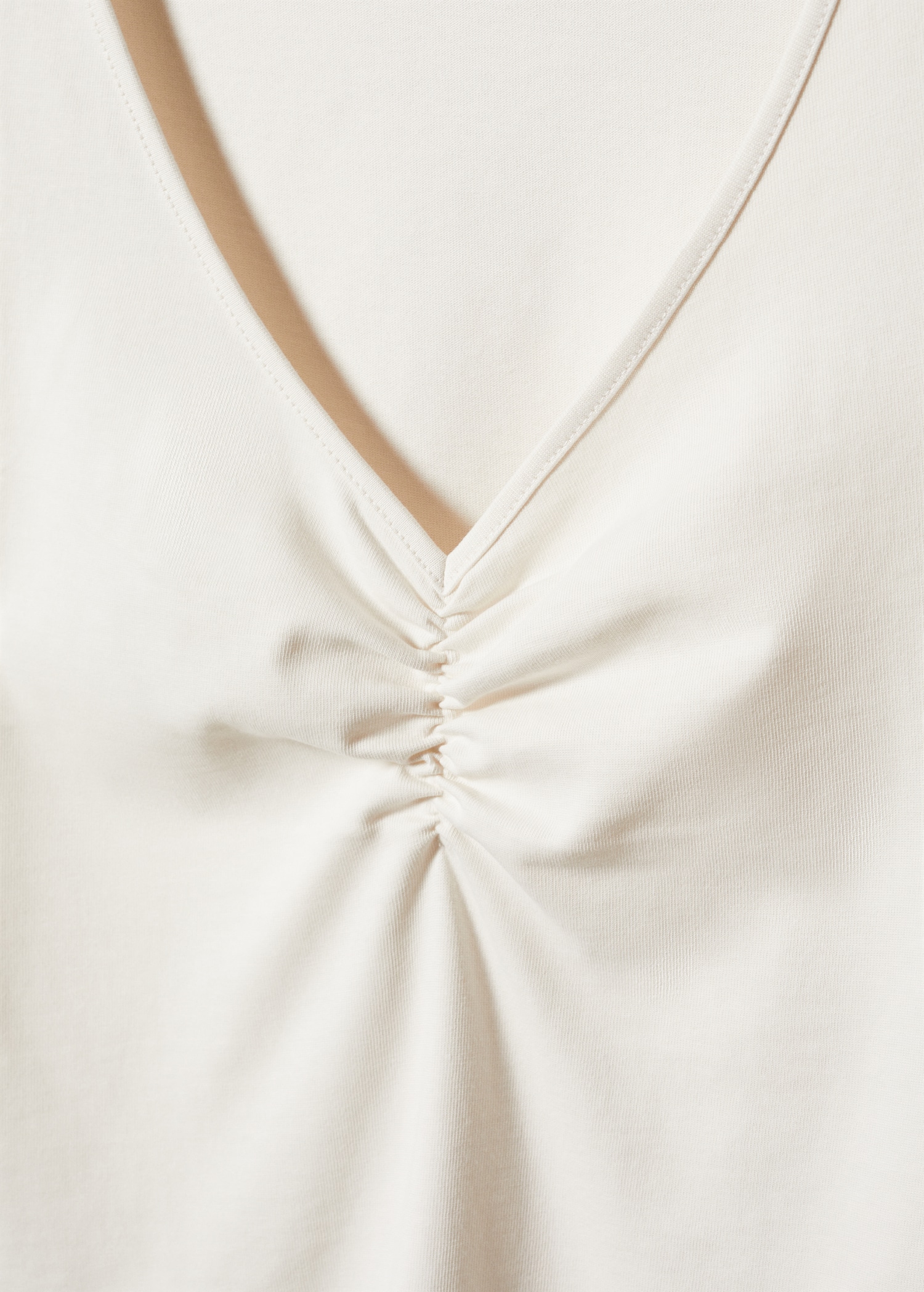Camiseta algodón detalle fruncido - Detalle del artículo 8