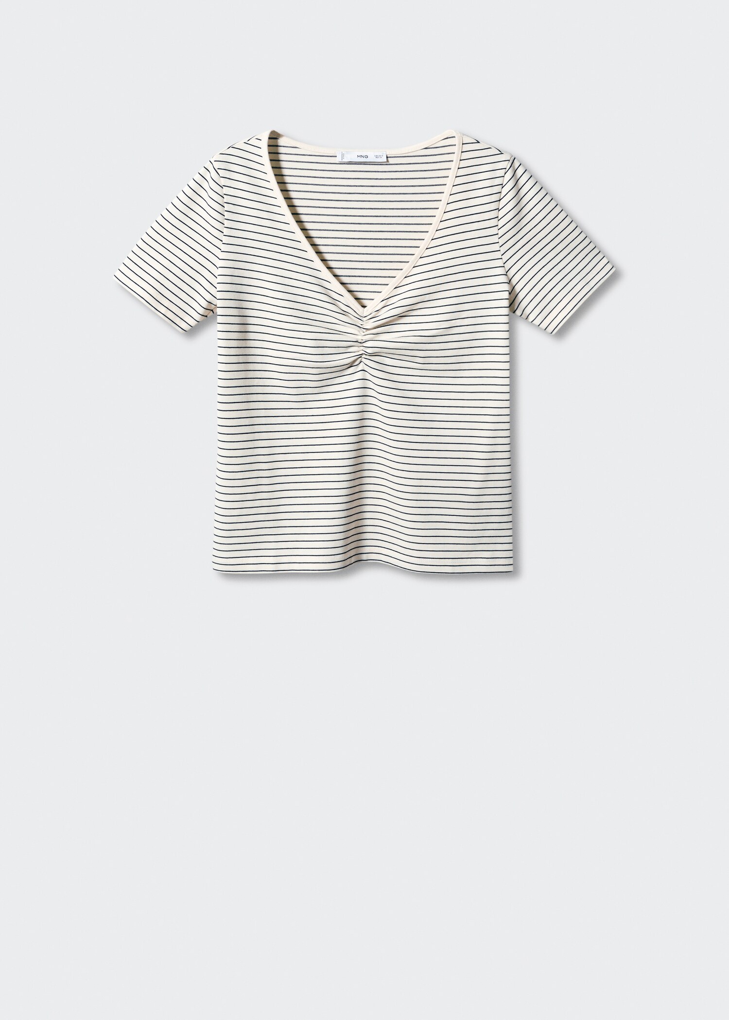 Camiseta algodón detalle fruncido - Artículo sin modelo