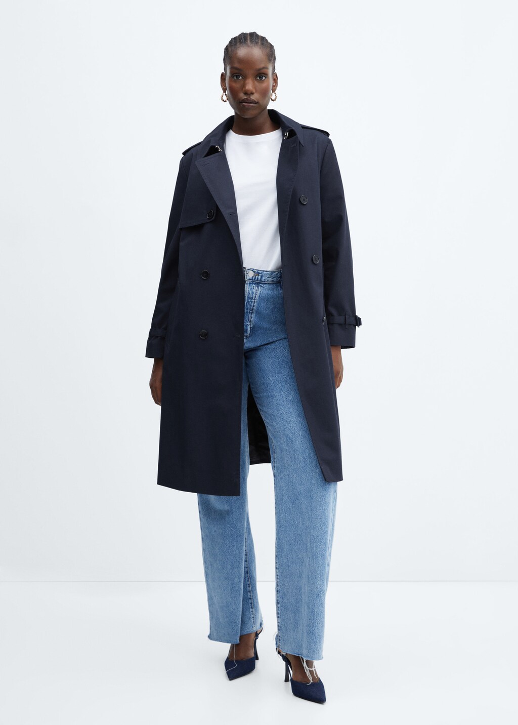 Navy coatigan next online