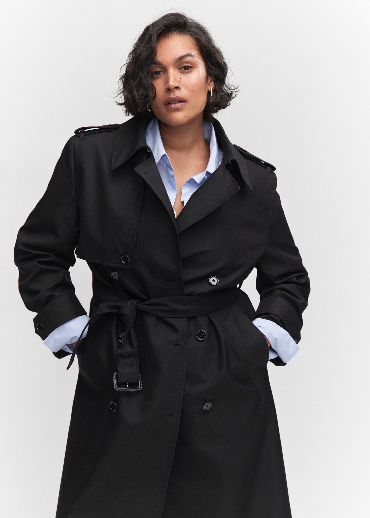 Waterproof double-breasted trench coat - Detaliu al articolului 5